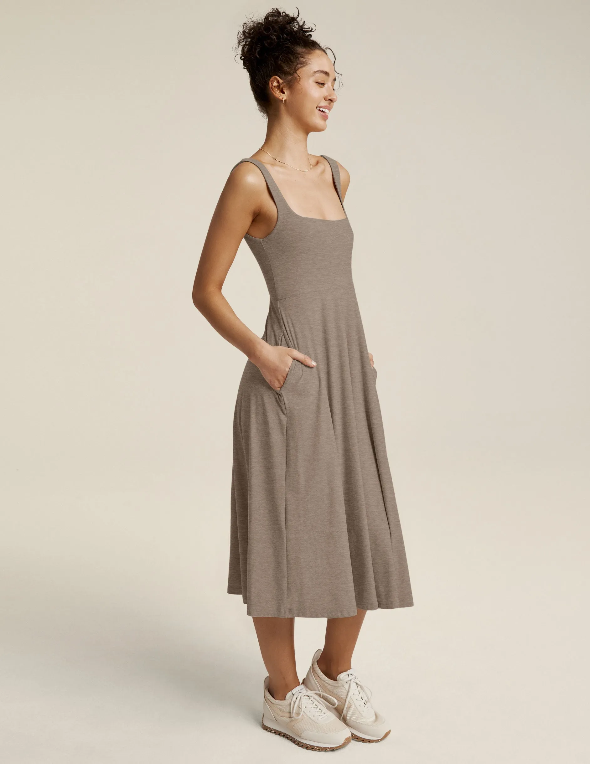 Featherweight At The Ready Square Neck Dress sold by Beyond Yoga product image thumbnail 2