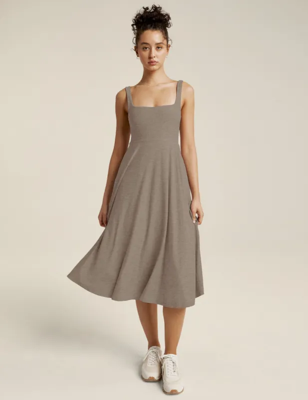 Featherweight At The Ready Square Neck Dress sold by Beyond Yoga