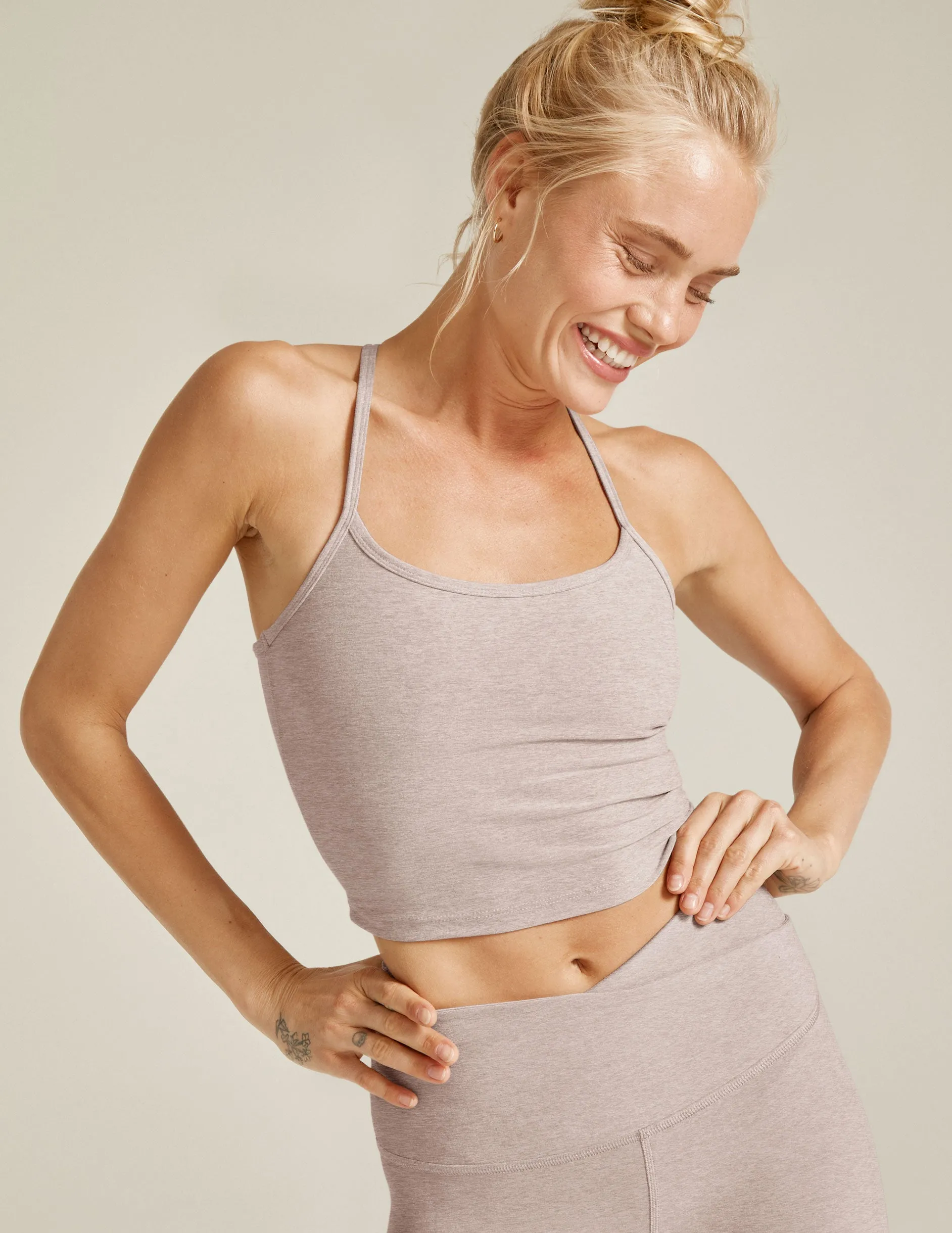 Spacedye Slim Racerback Cropped Tank sold by Beyond Yoga product image thumbnail 5