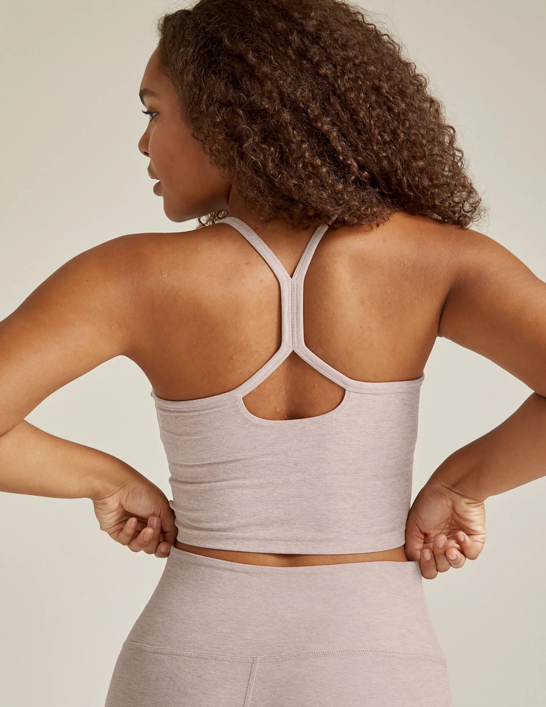 Spacedye Slim Racerback Cropped Tank sold by Beyond Yoga product image thumbnail 3