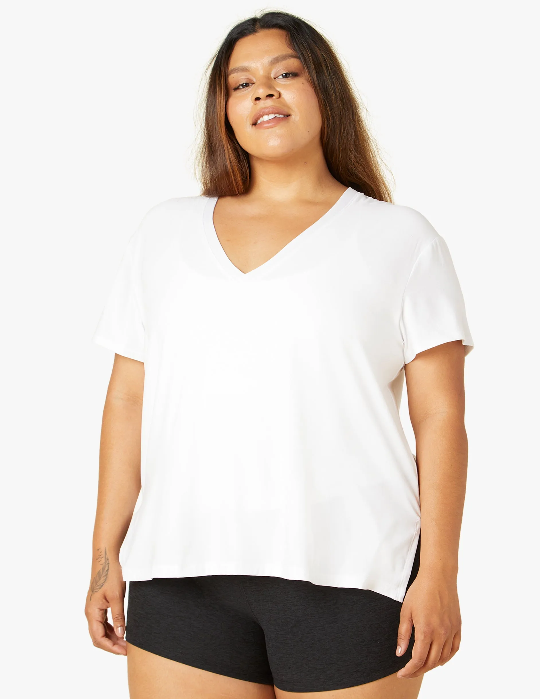 Featherweight Split Up Long Tee sold by Beyond Yoga product image thumbnail 5
