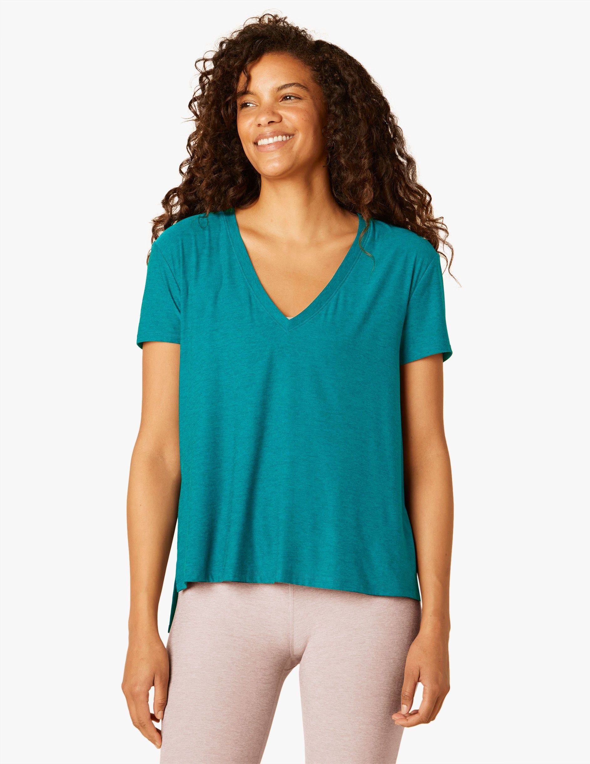 Featherweight Split Up Long Tee sold by Beyond Yoga