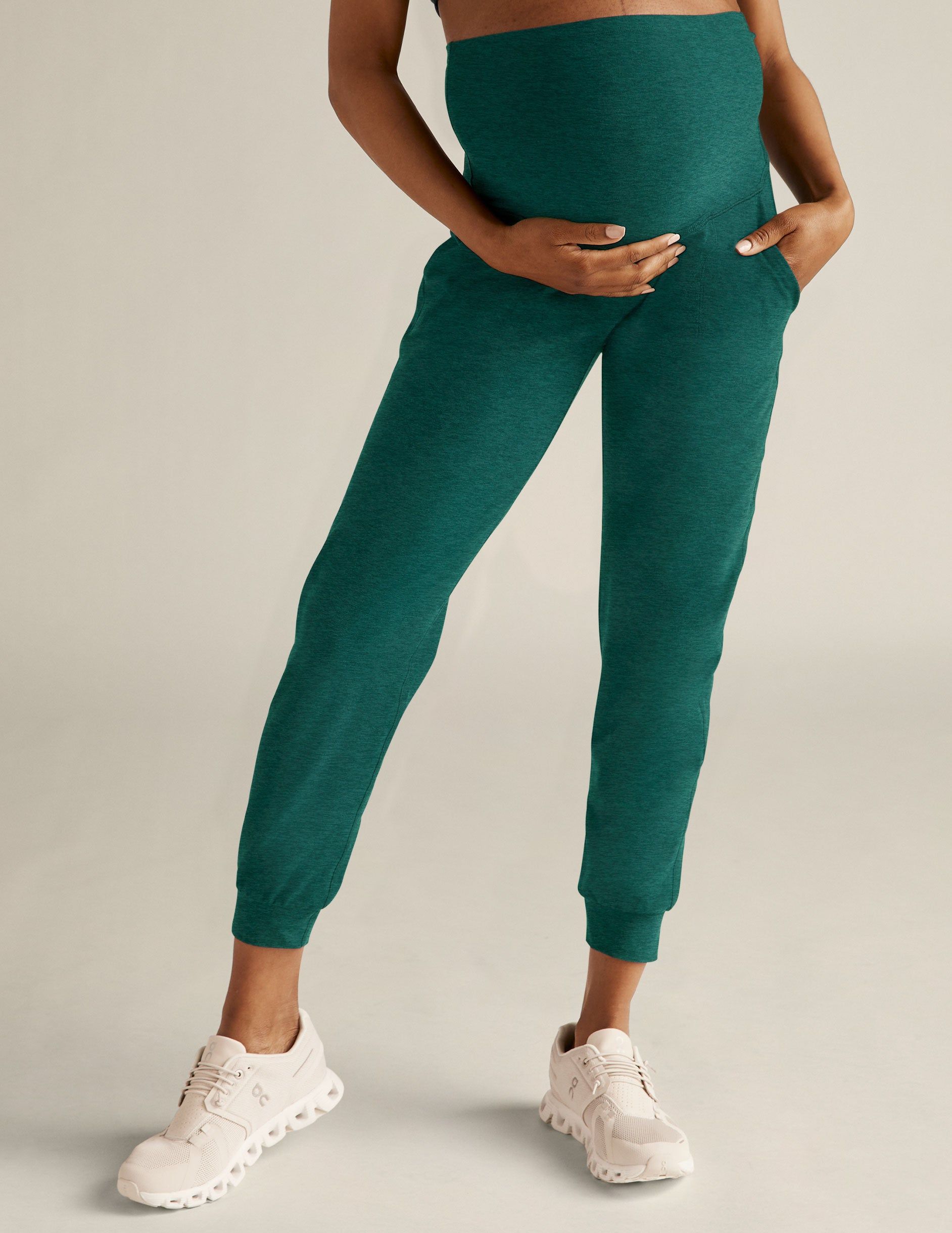 Spacedye Beyond the Bump Maternity Midi Jogger sold by Beyond Yoga product image thumbnail 2