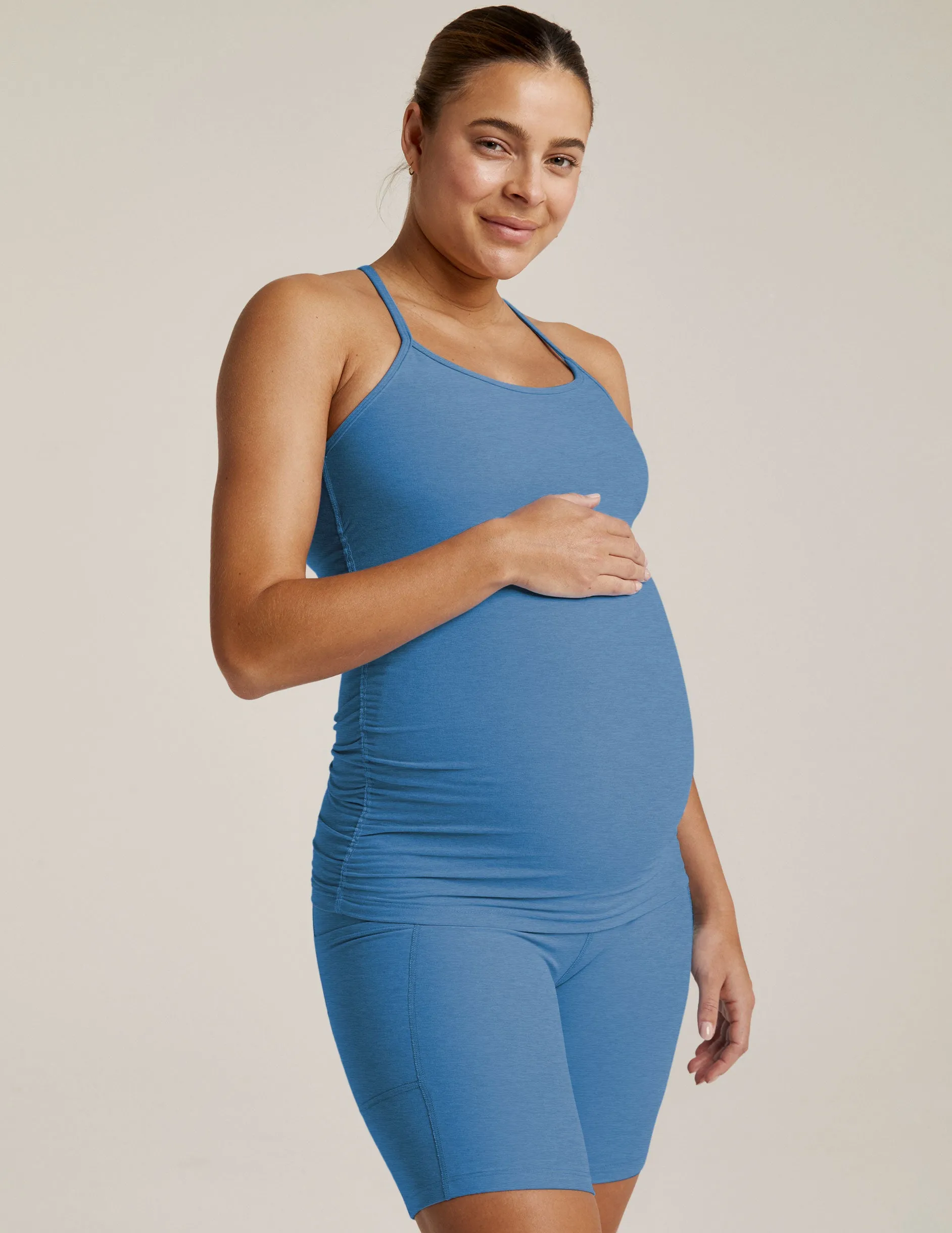 Spacedye Keep Your Cool Maternity Slim Racerback Tank sold by Beyond Yoga product image thumbnail 3