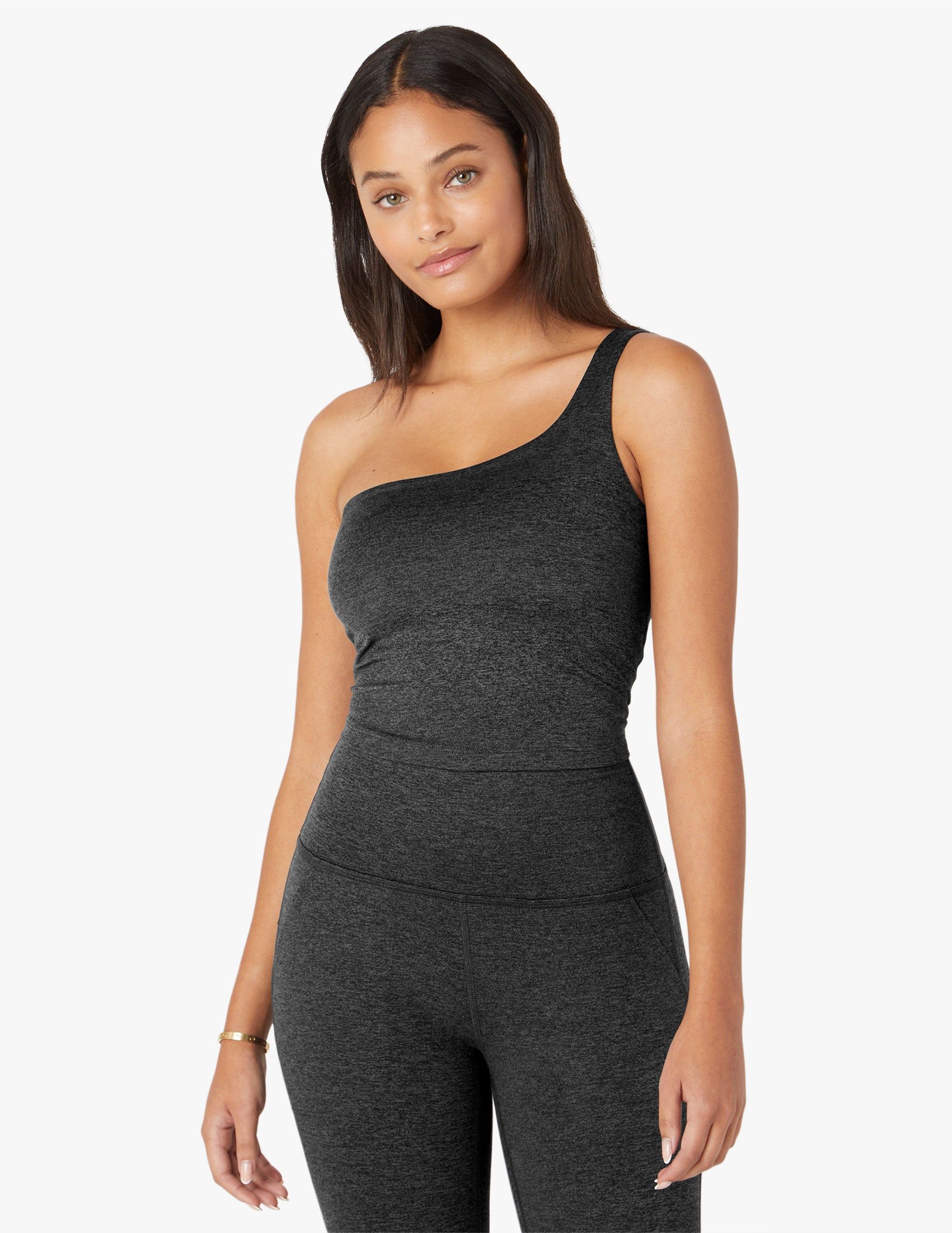 Spacedye One And Only Shoulder Cropped Tank sold by Beyond Yoga