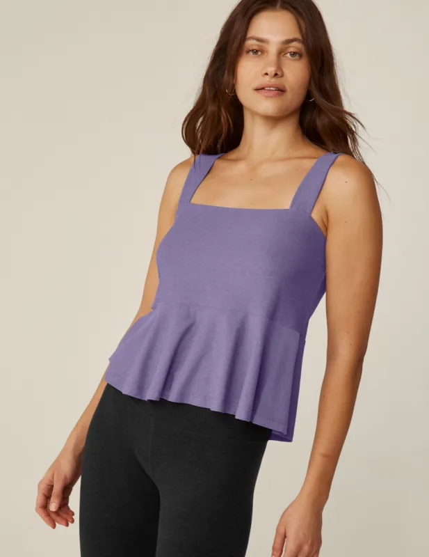 Featherweight Flounce Tank sold by Beyond Yoga