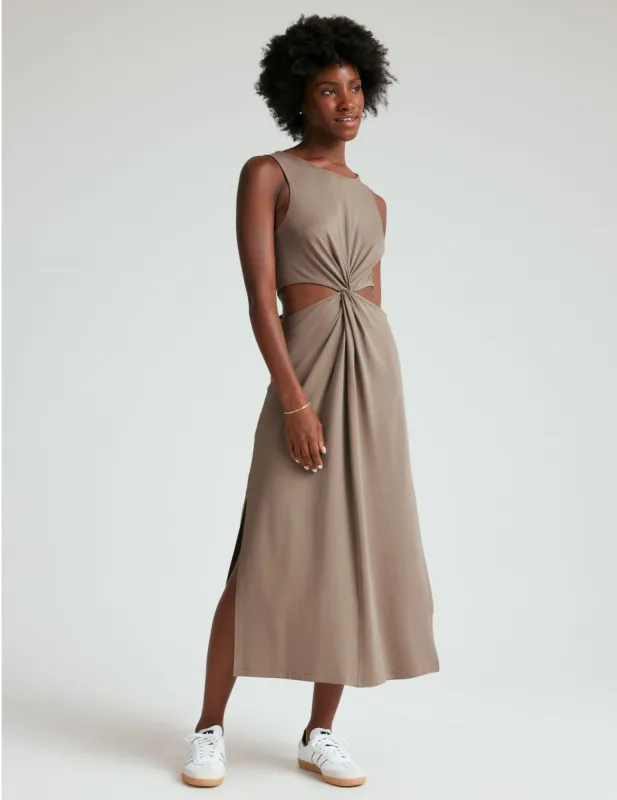 Around The World Front Twist Dress sold by Beyond Yoga