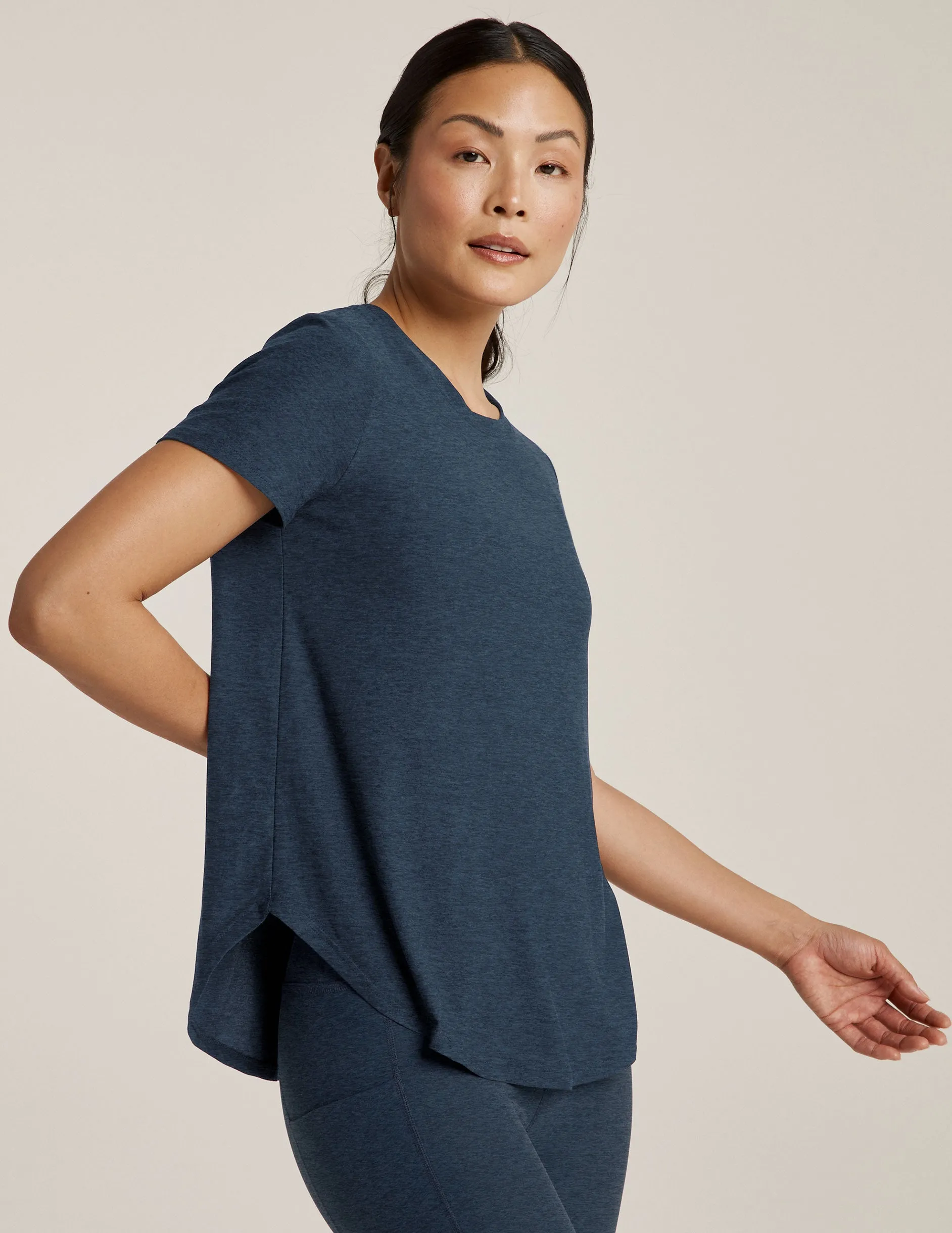 Featherweight On The Down Low Tee sold by Beyond Yoga product image thumbnail 2