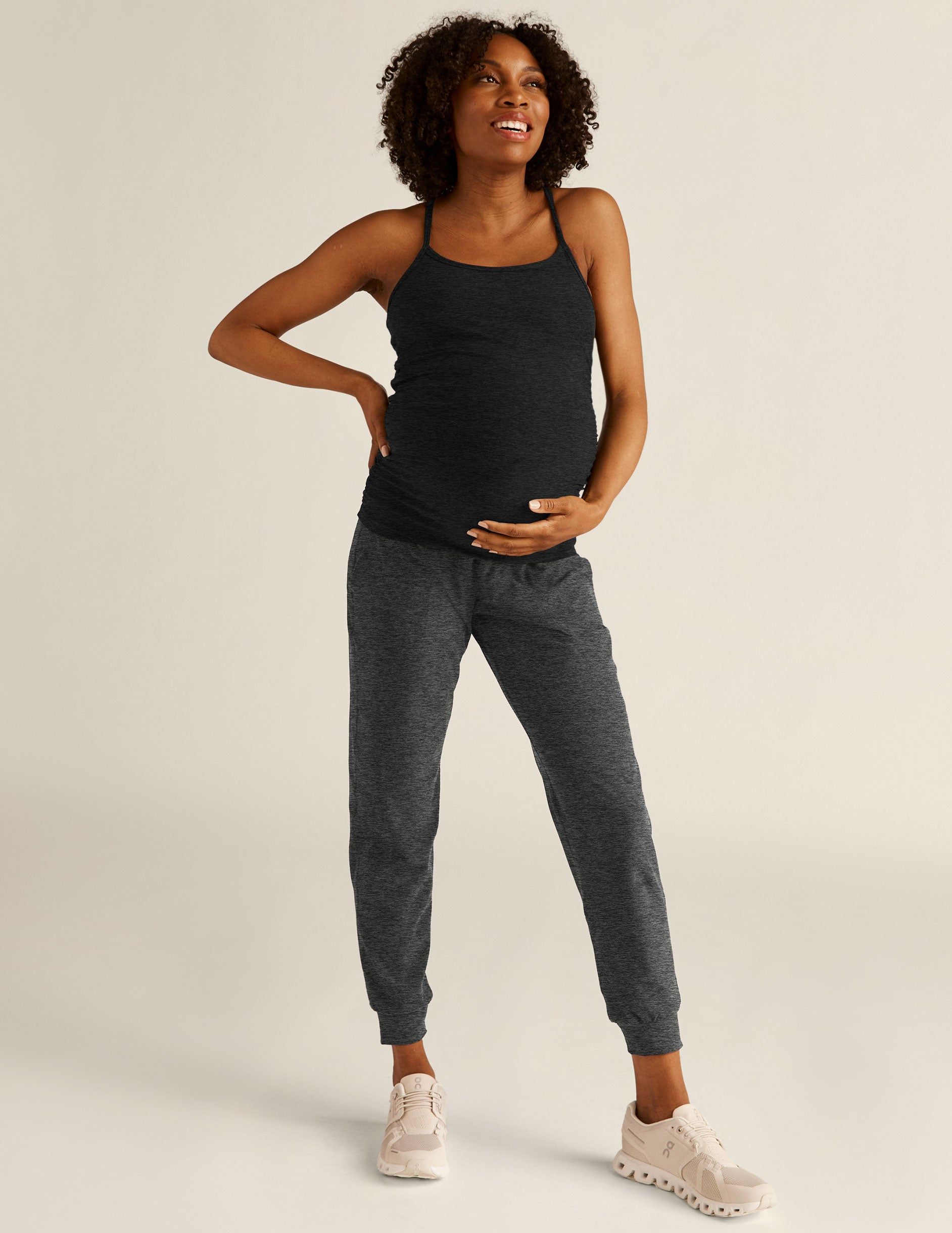 Spacedye Beyond the Bump Maternity Midi Jogger sold by Beyond Yoga product image thumbnail 5