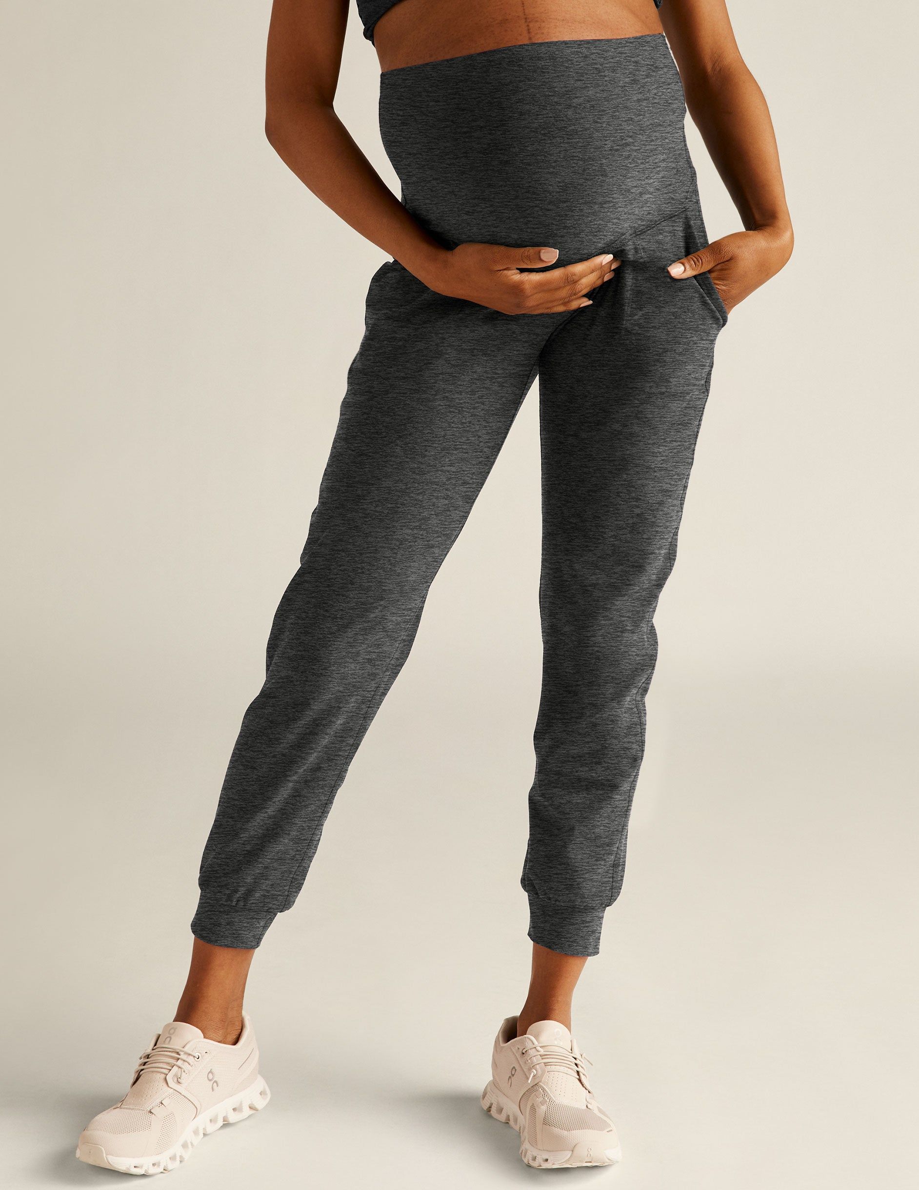 Spacedye Beyond the Bump Maternity Midi Jogger sold by Beyond Yoga product image thumbnail 2