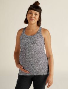 Featherweight Let It Grow Racerback Maternity Tank sold by Beyond Yoga