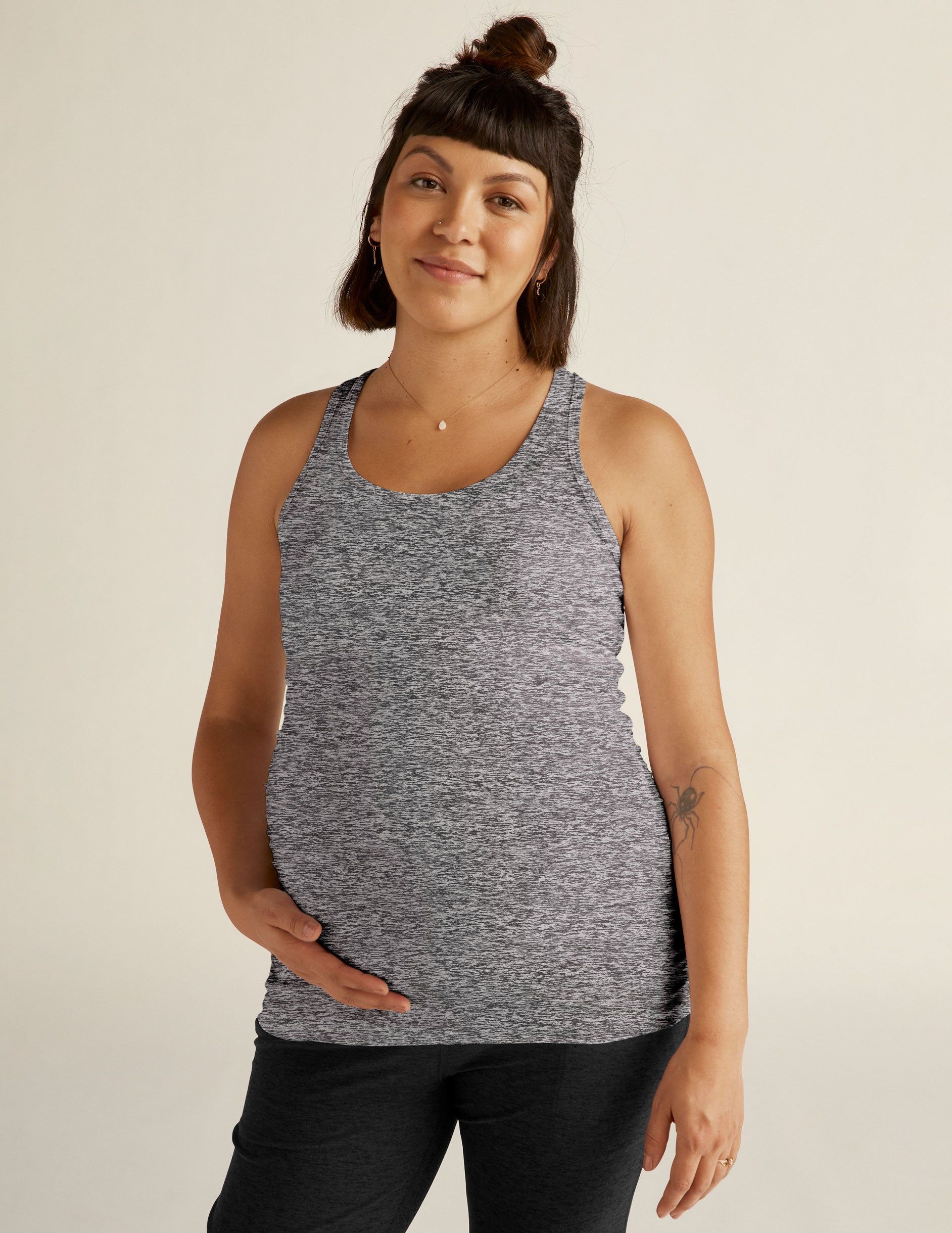 Featherweight Let It Grow Racerback Maternity Tank sold by Beyond Yoga product image thumbnail 2