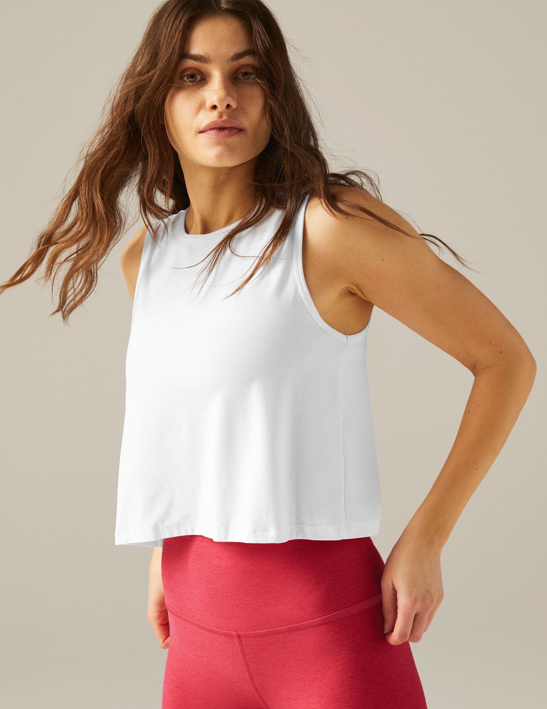 Featherweight New View Cropped Tank sold by Beyond Yoga product image thumbnail 2