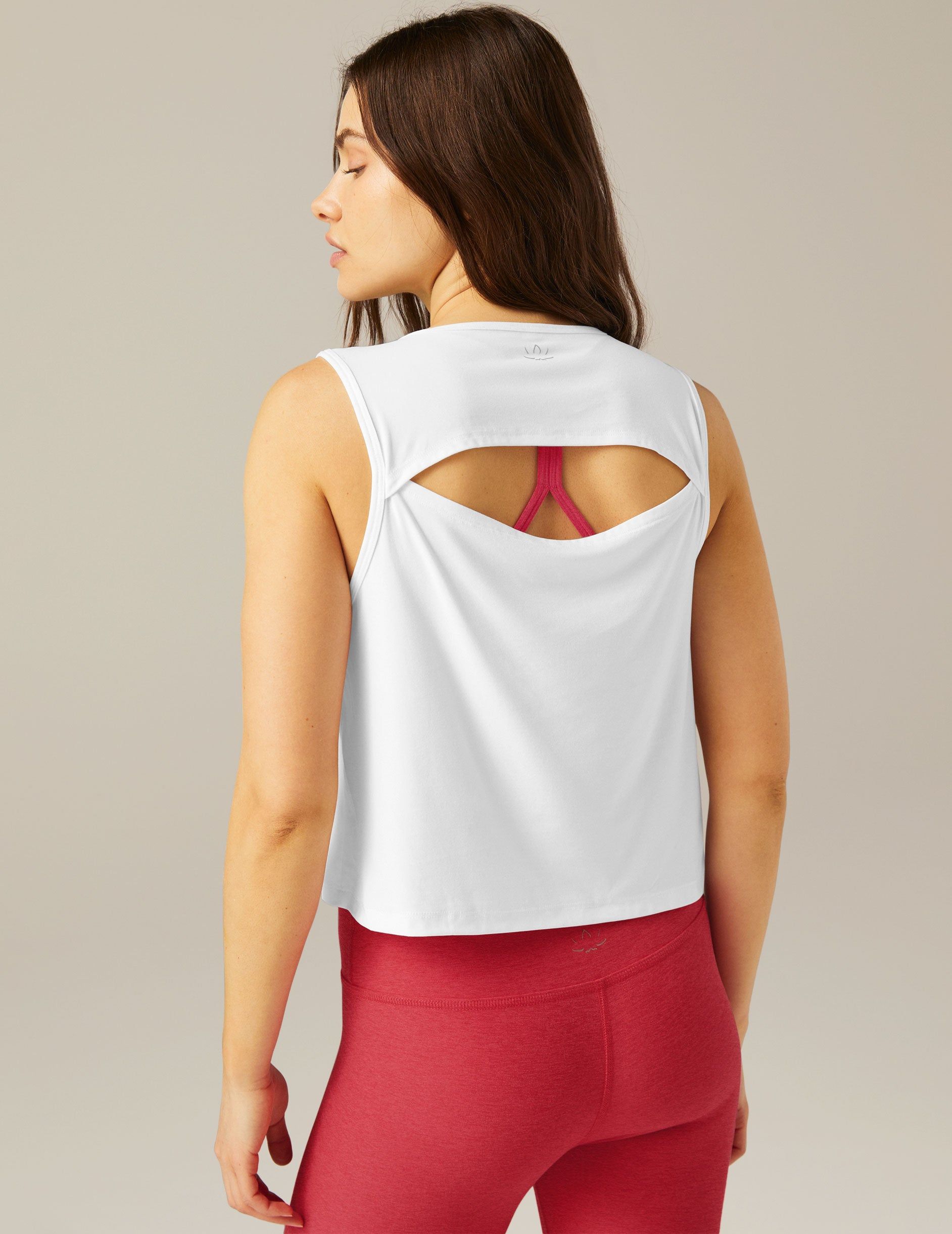 Featherweight New View Cropped Tank sold by Beyond Yoga product image thumbnail 3