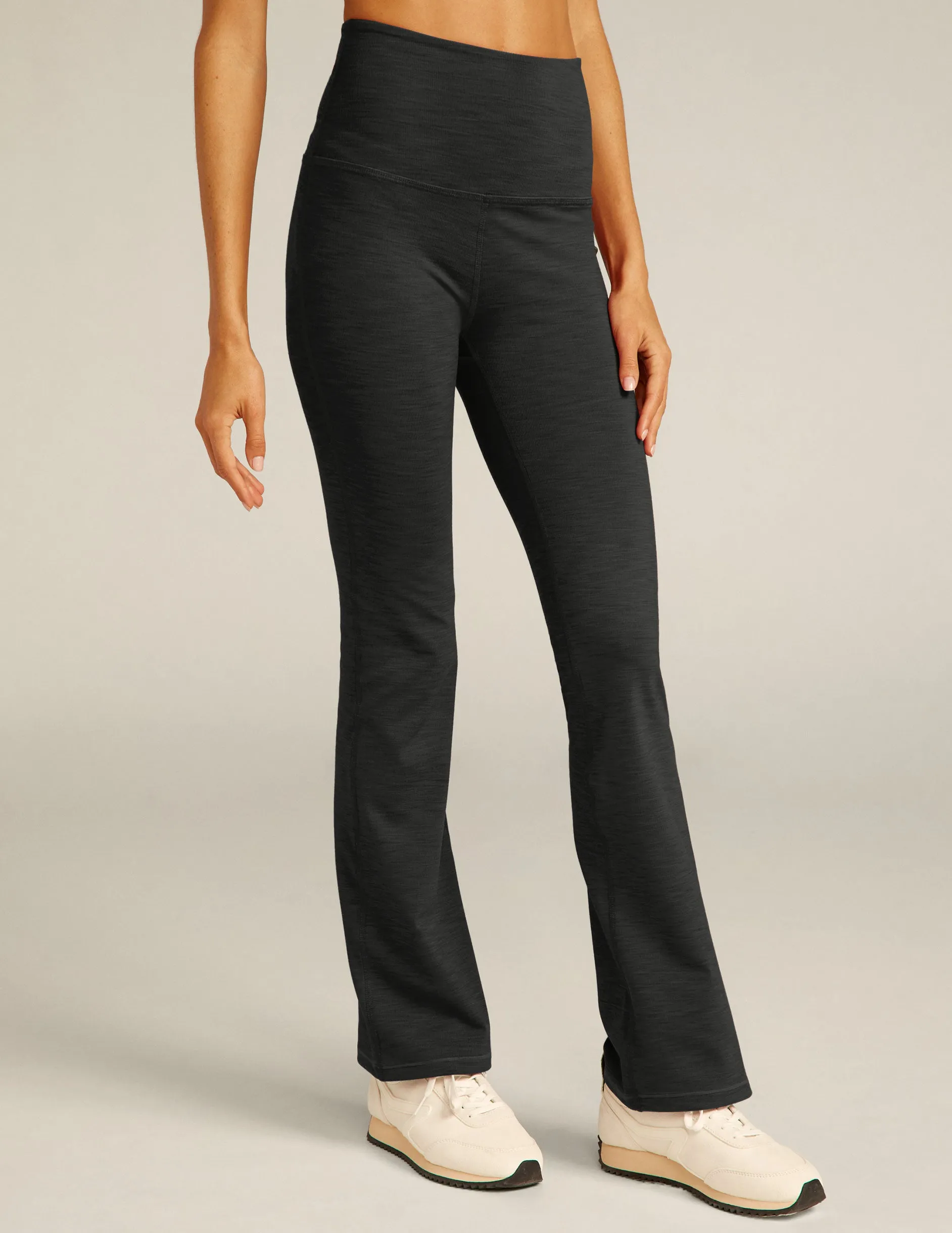 Heather Rib High Waisted Practice Pant sold by Beyond Yoga
