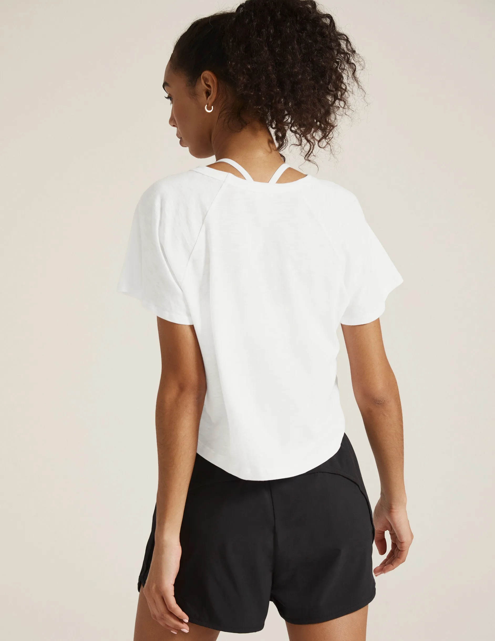 Signature High Low Cropped Tee sold by Beyond Yoga product image thumbnail 3