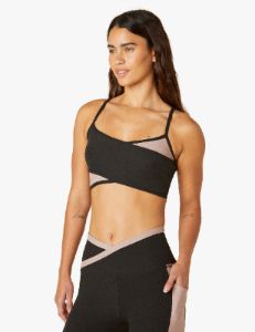 Spacedye At Your Leisure Colorblock Bra sold by Beyond Yoga