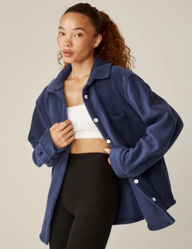 Beyond Yoga x DONNI. Polar Fleece Shirt Jacket sold by Beyond Yoga