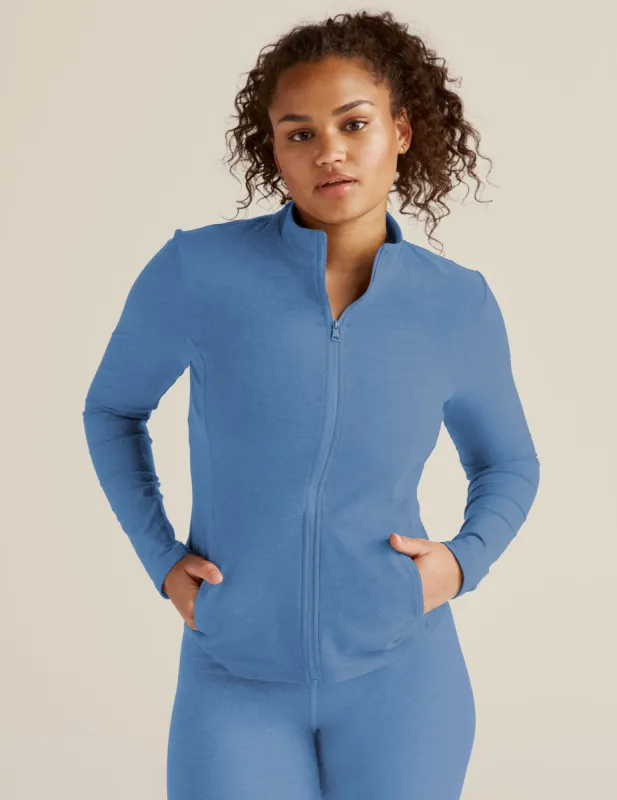 Spacedye On The Go Mock Neck Jacket sold by Beyond Yoga