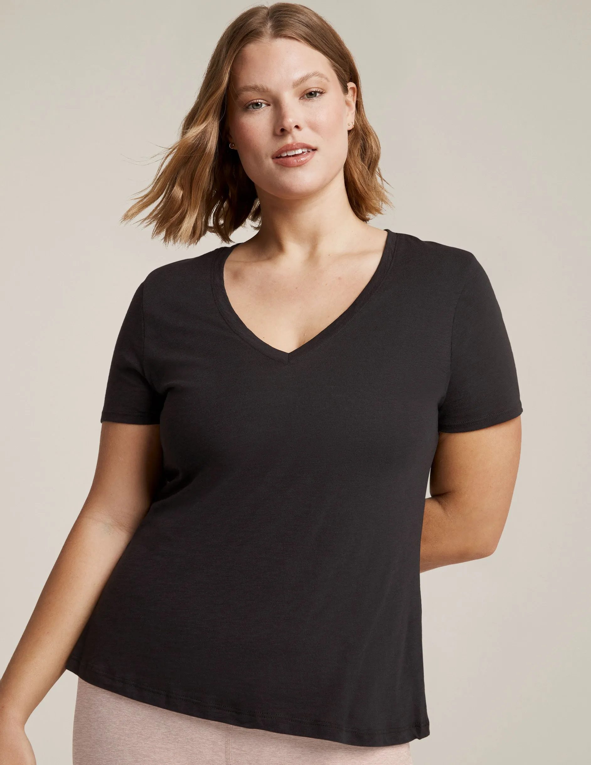 Signature V-Neck Tee sold by Beyond Yoga