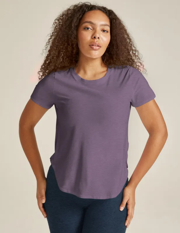 Featherweight On The Down Low Tee sold by Beyond Yoga