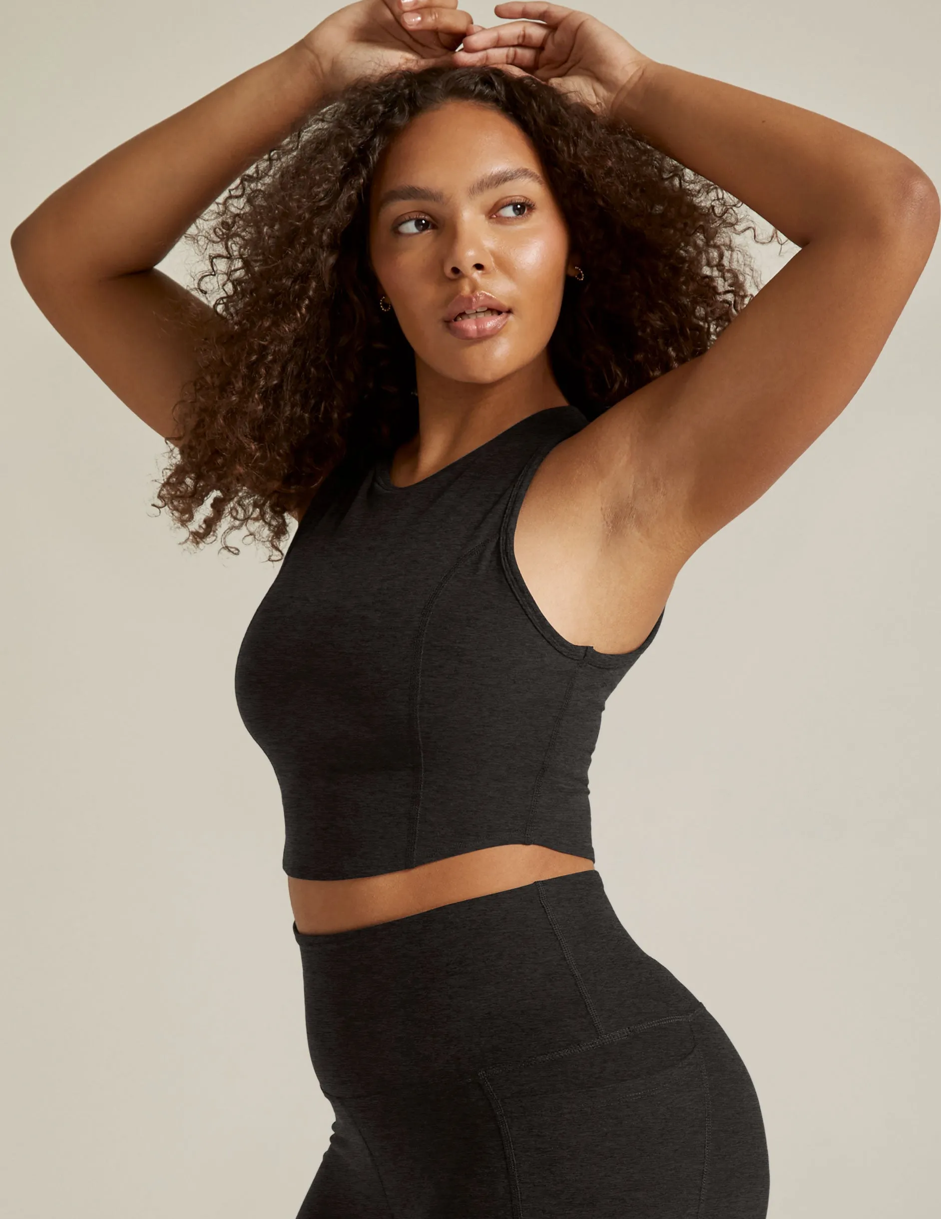 Spacedye Motivate Cropped Tank sold by Beyond Yoga product image thumbnail 3