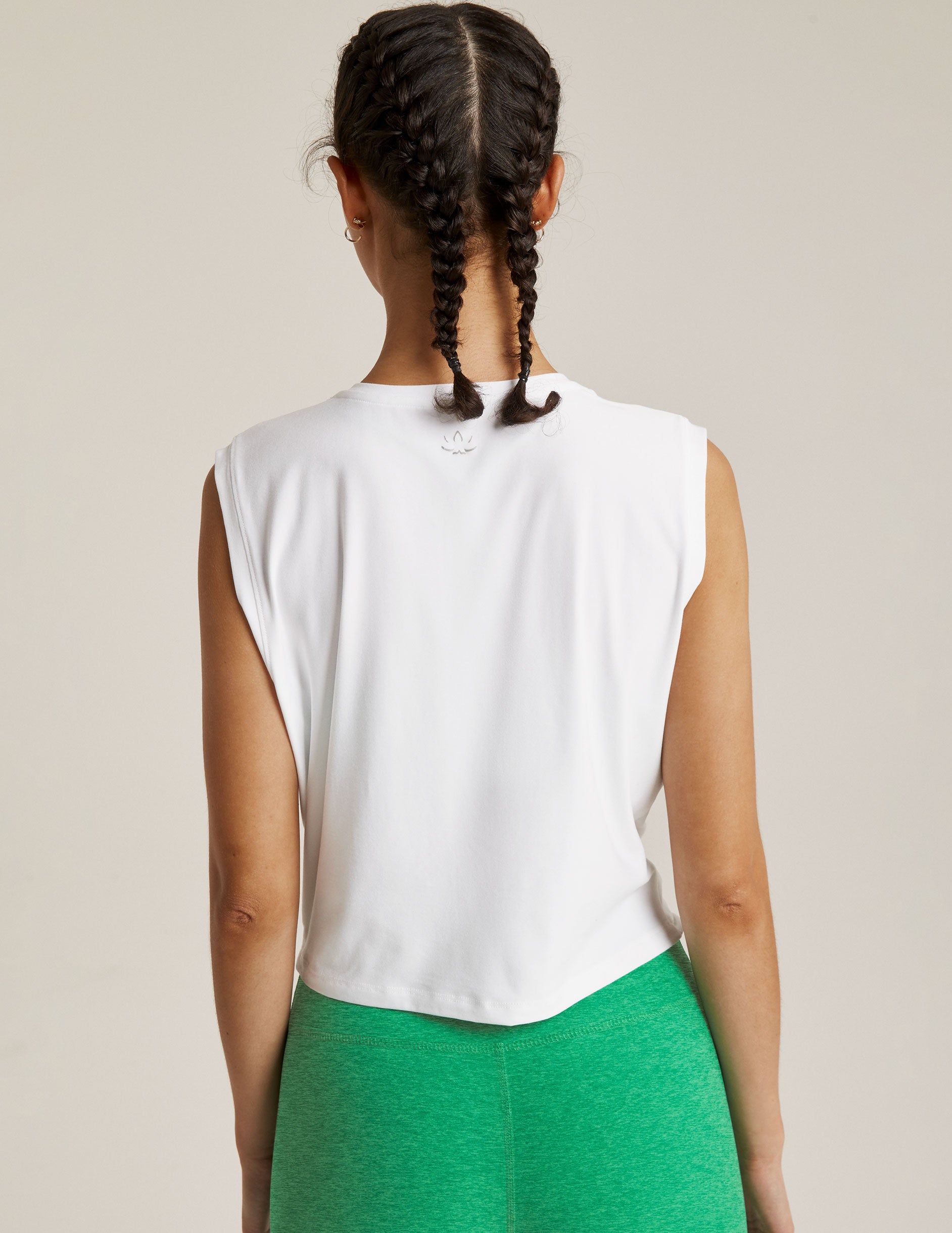 Featherweight High Tied Cropped Tank sold by Beyond Yoga product image thumbnail 4