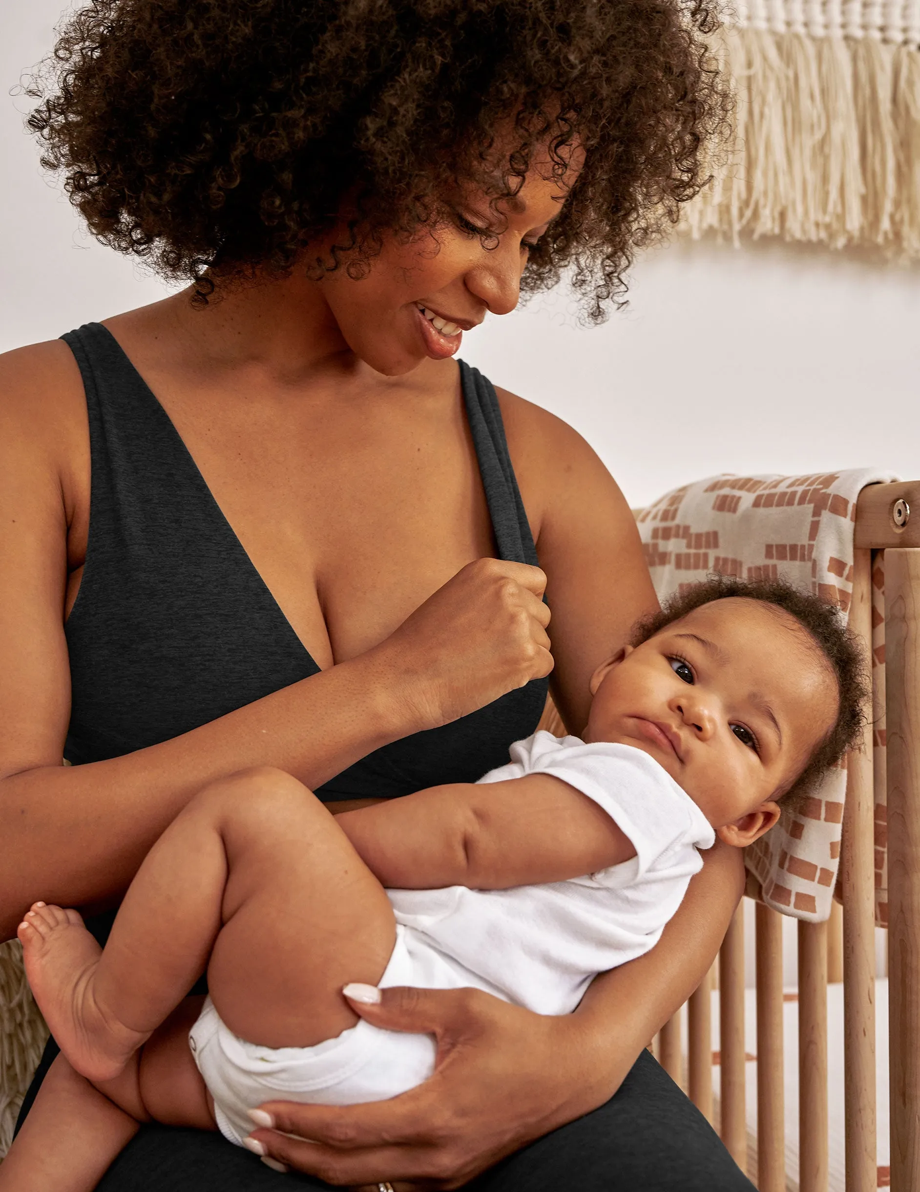 Spacedye Criss Crossover Maternity Nursing Bra sold by Beyond Yoga