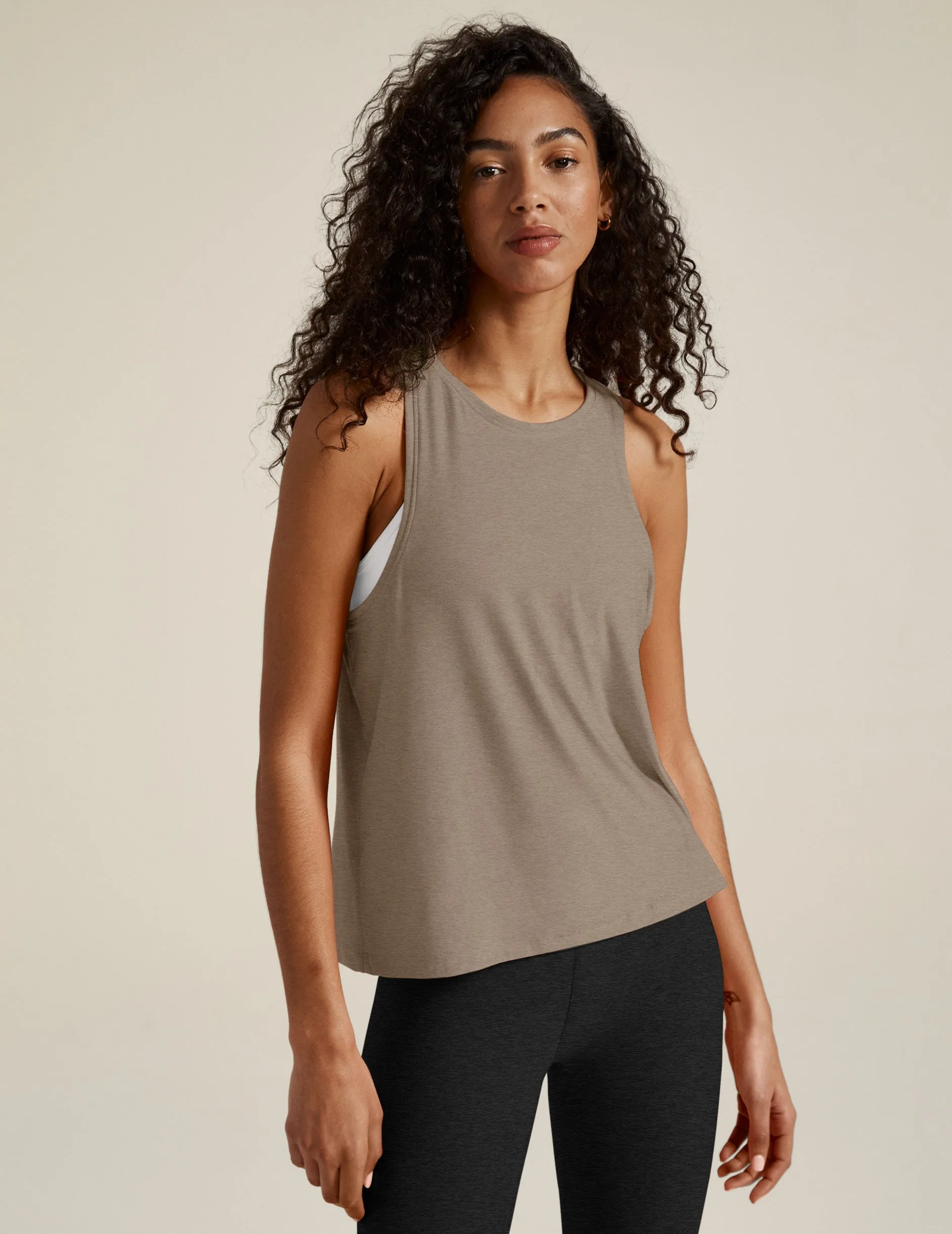 Featherweight Rebalance Tank sold by Beyond Yoga