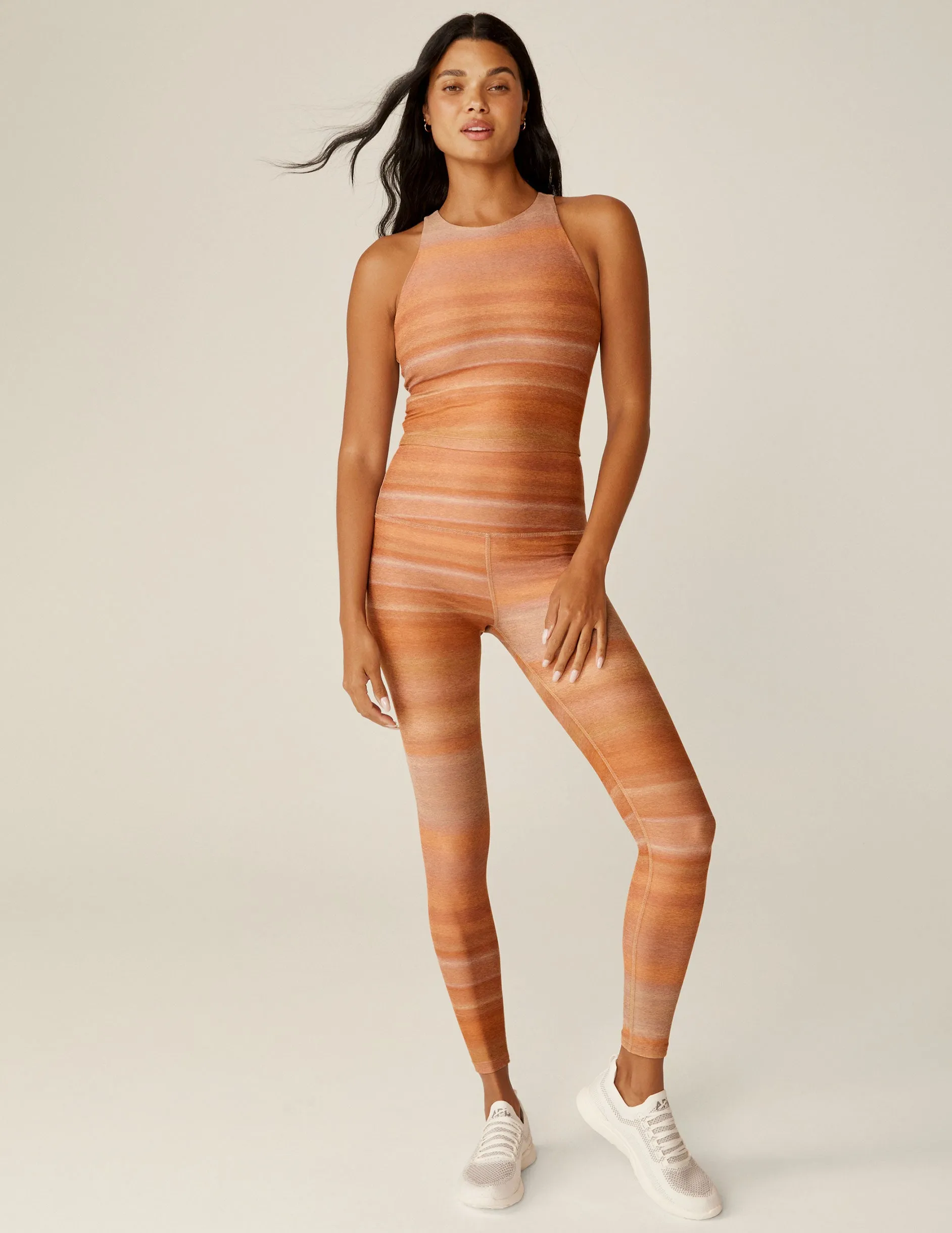 Ombre Stripe SoftMark Refocus Cropped Tank sold by Beyond Yoga product image thumbnail 5