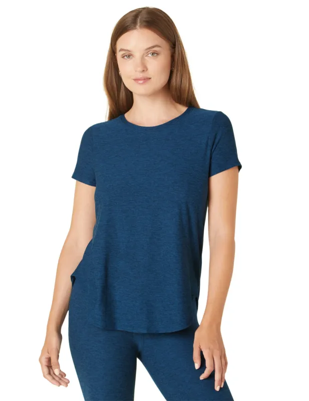 Featherweight On The Down Low Tee sold by Beyond Yoga