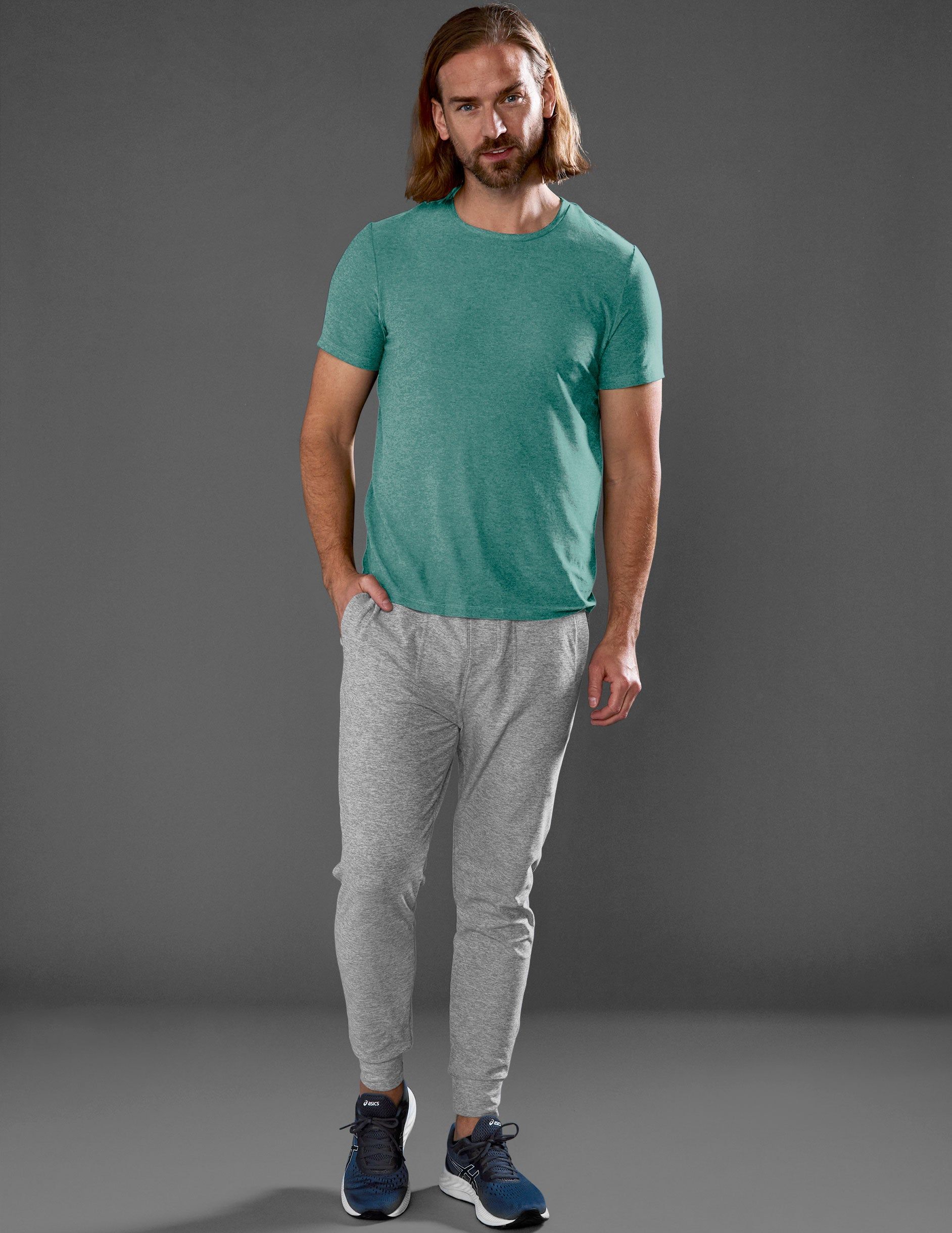 Featherweight Always Beyond Men's Crew Tee sold by Beyond Yoga