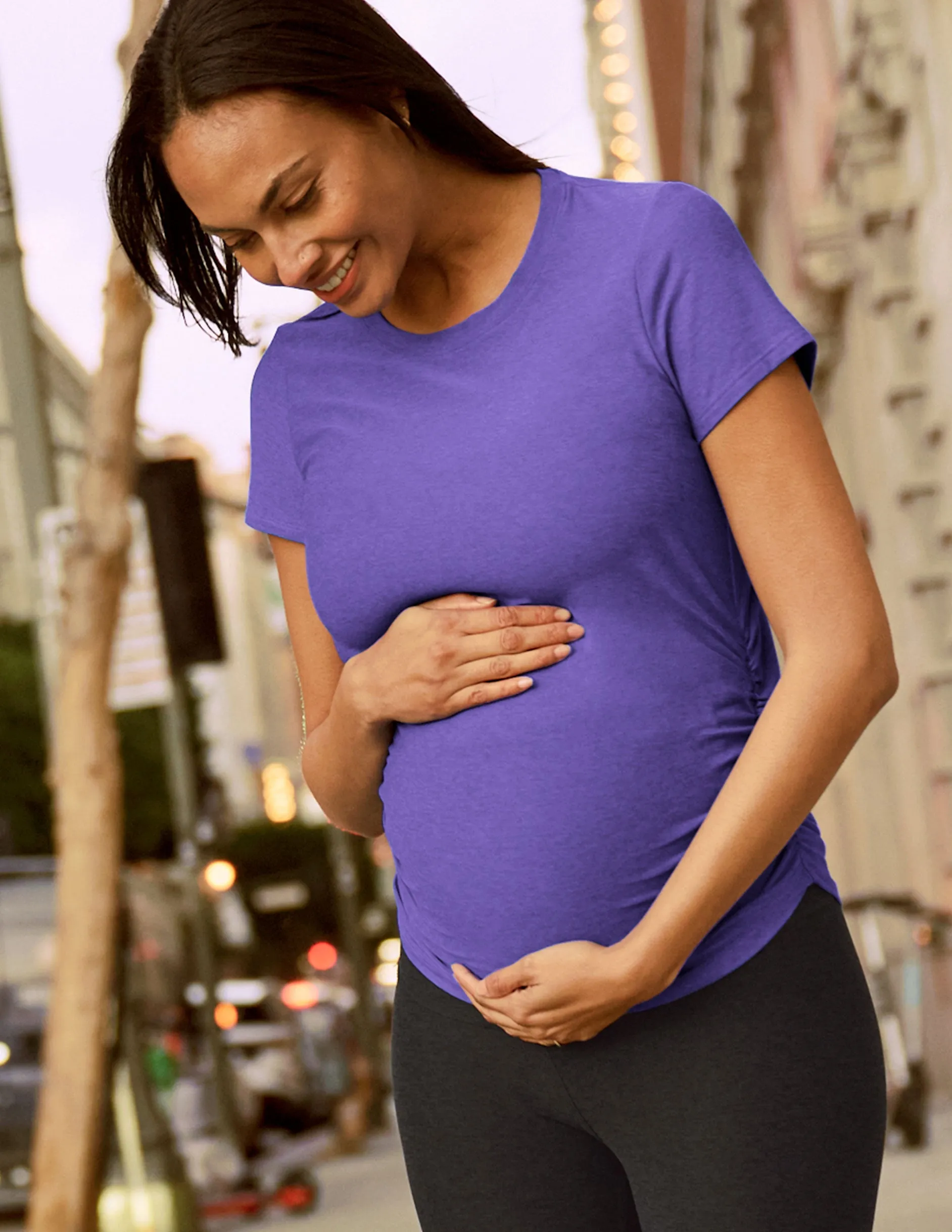 Featherweight One & Only Maternity Tee sold by Beyond Yoga