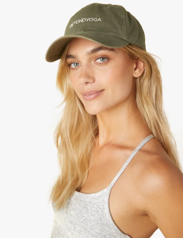 Washed Dad Hat With Buckle Adjuster sold by Beyond Yoga