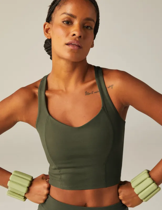 POWERBEYOND™ Intensity Racerback Cropped Tank sold by Beyond Yoga