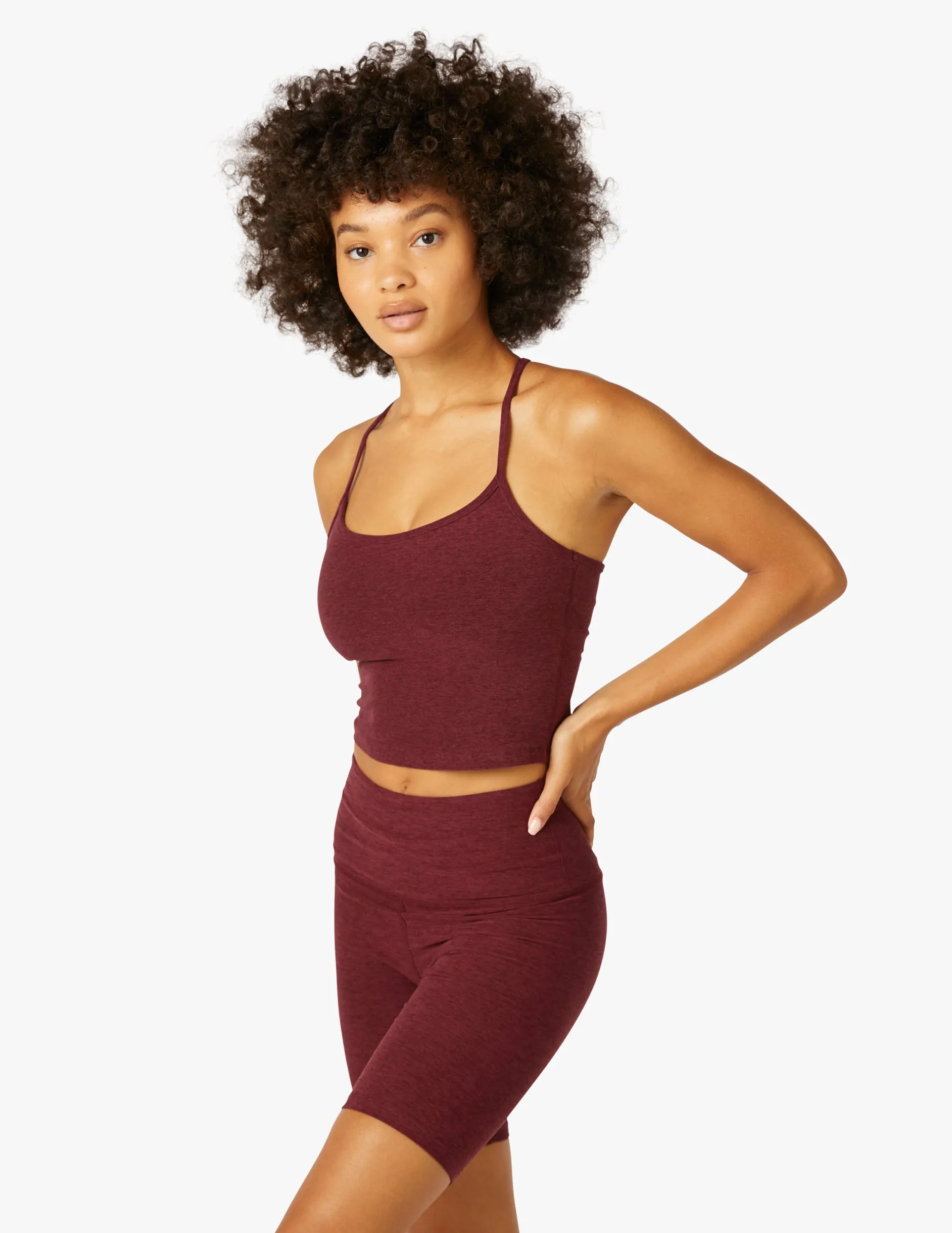 Spacedye Slim Racerback Cropped Tank sold by Beyond Yoga product image thumbnail 2