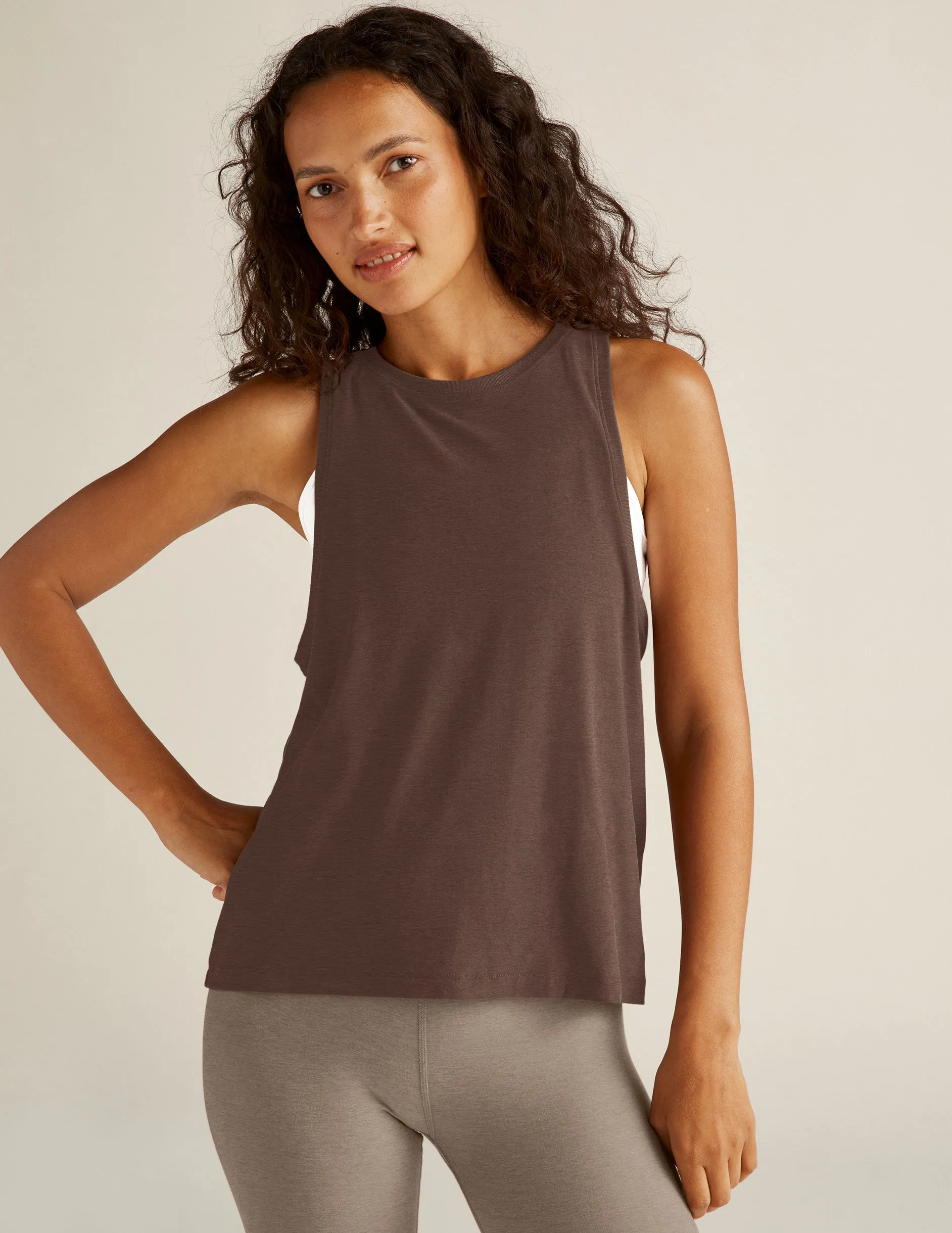 Featherweight Rebalance Tank sold by Beyond Yoga