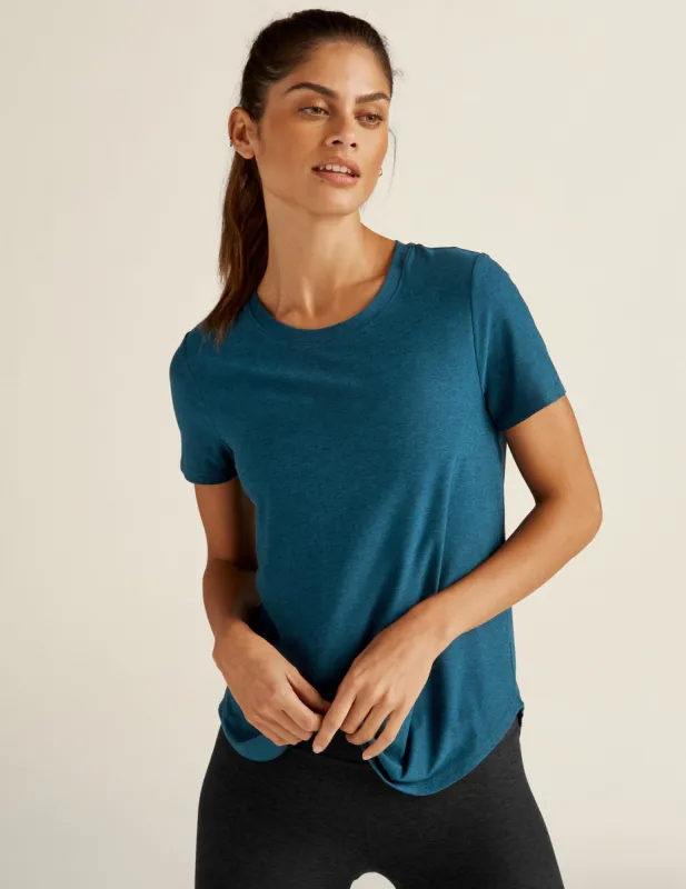 Featherweight On The Down Low Tee sold by Beyond Yoga