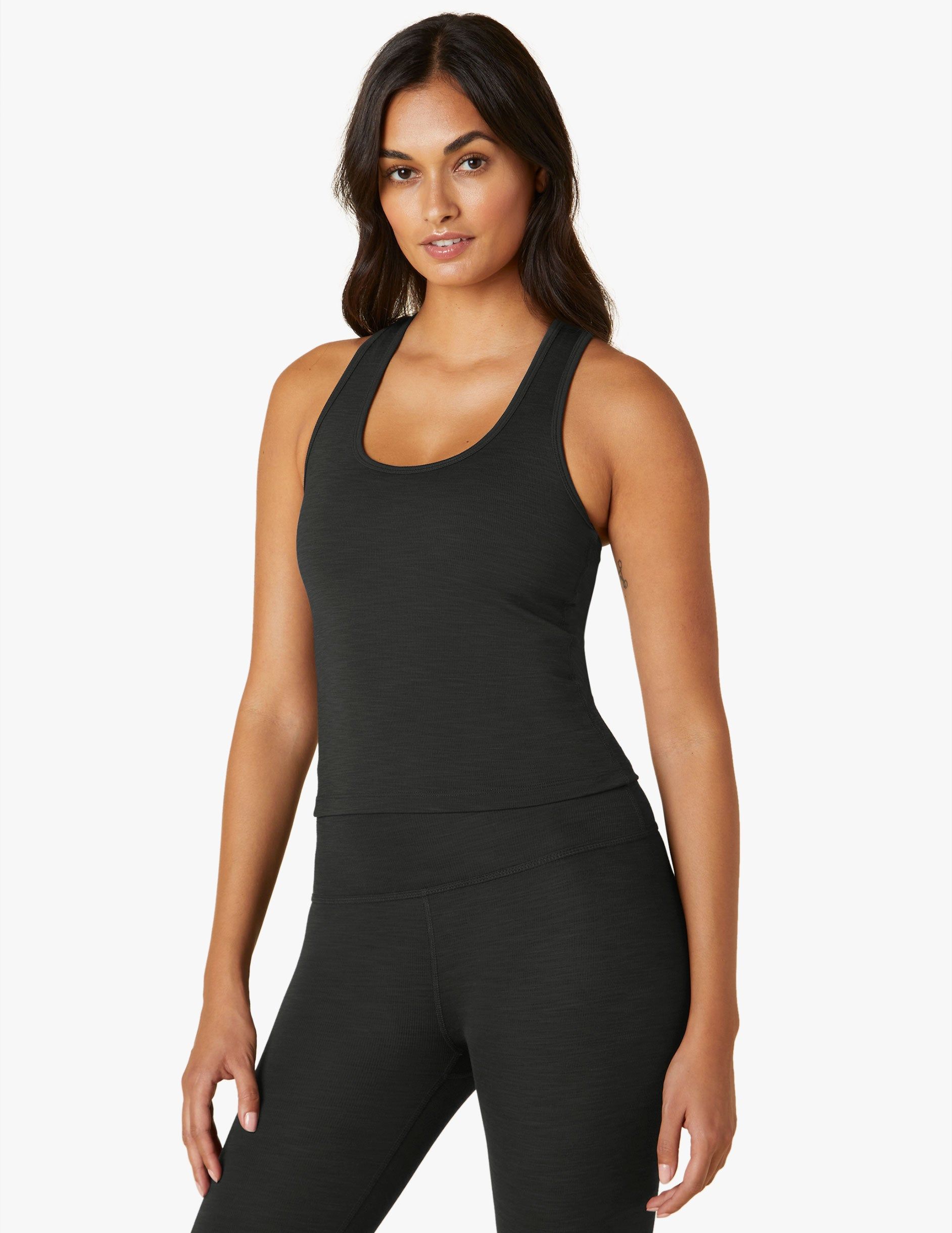 Heather Rib Racerback Flash Tank sold by Beyond Yoga product image thumbnail 2