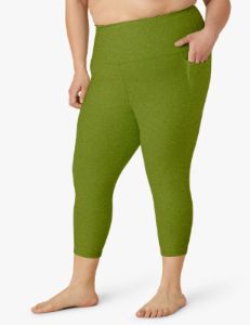 Spacedye Out Of Pocket High Waisted Capri Legging sold by Beyond Yoga