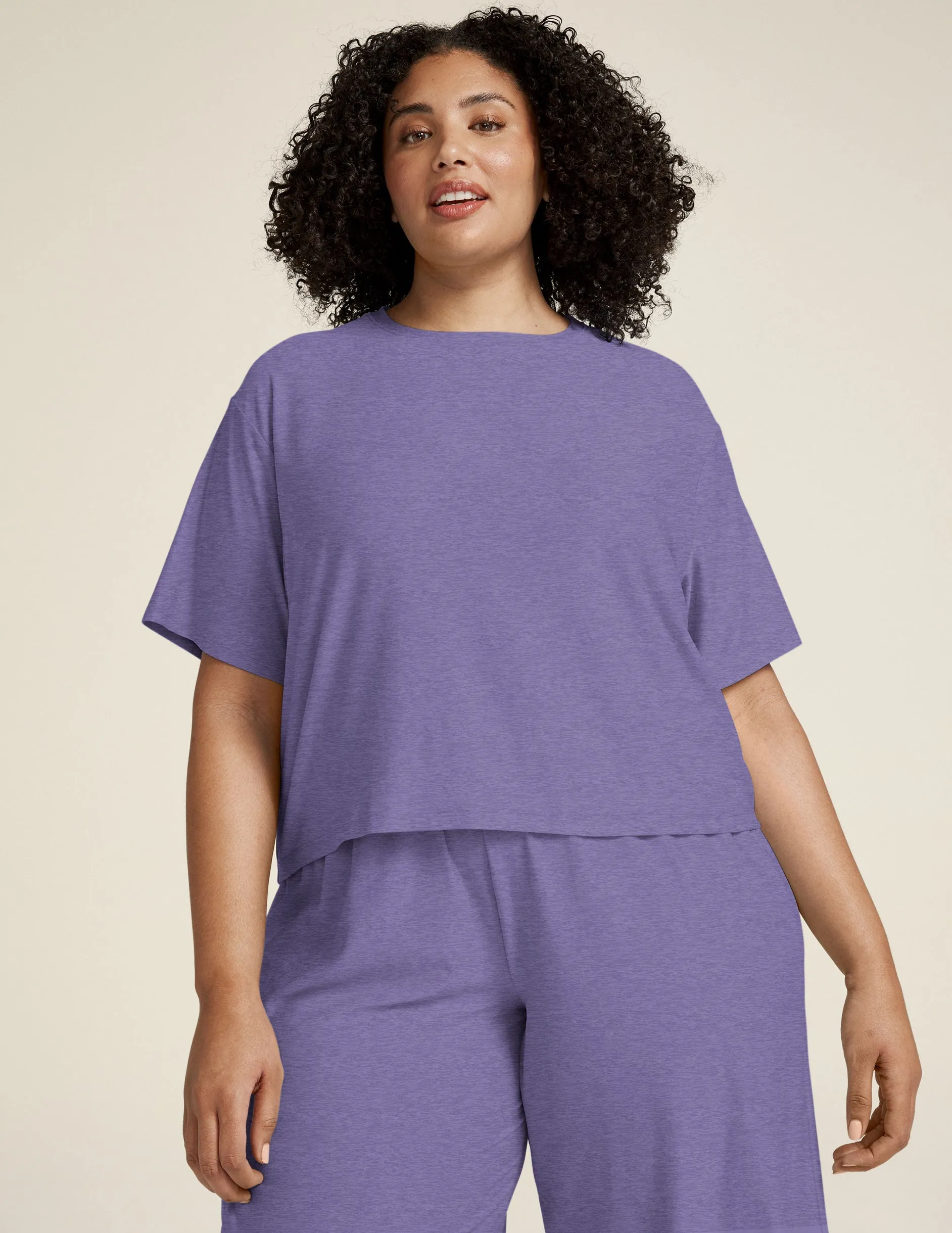 Featherweight Sleep In Boxy Sleep Tee sold by Beyond Yoga product image thumbnail 5