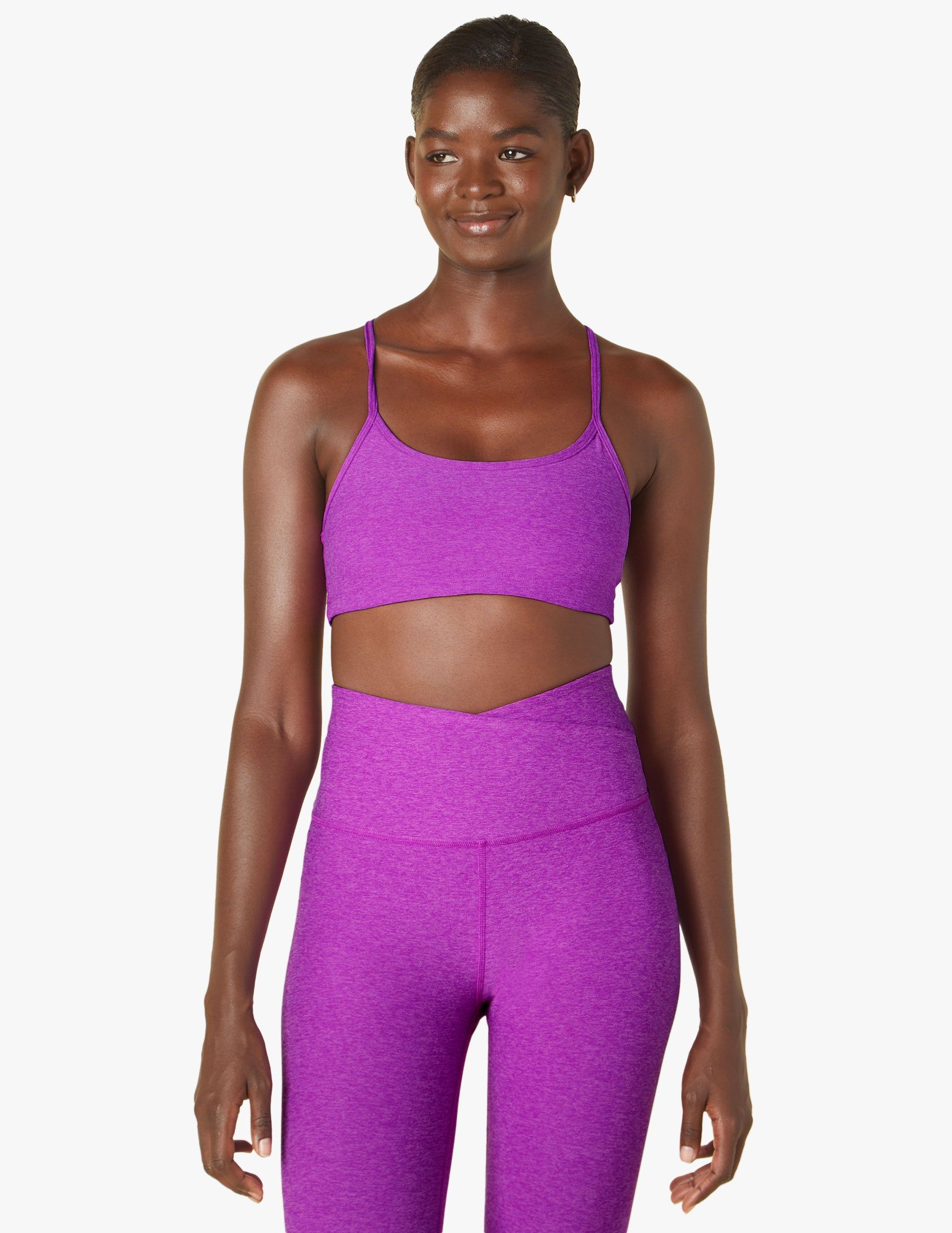 Spacedye Slim Racerback Bra sold by Beyond Yoga