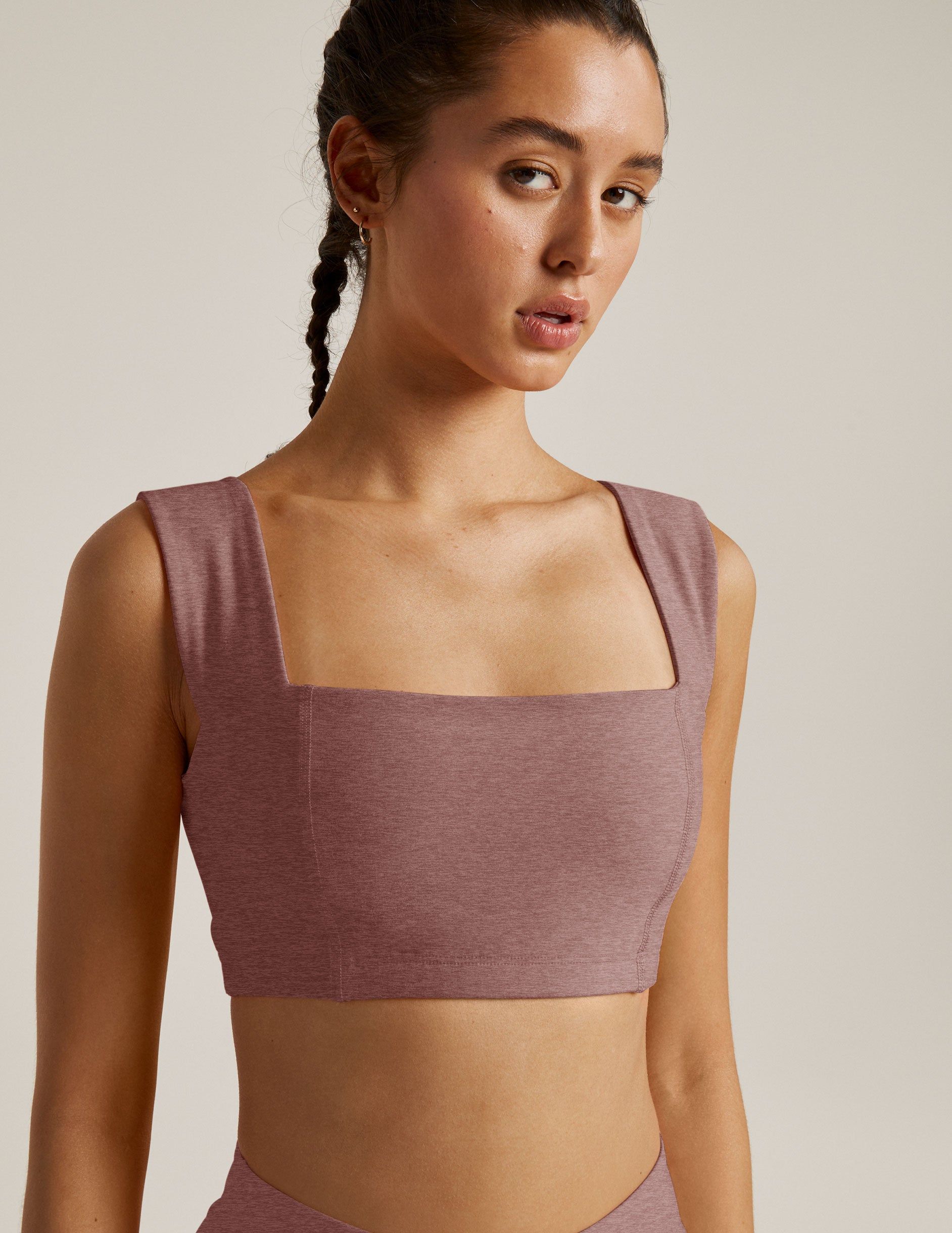 Spacedye Squared Bra sold by Beyond Yoga