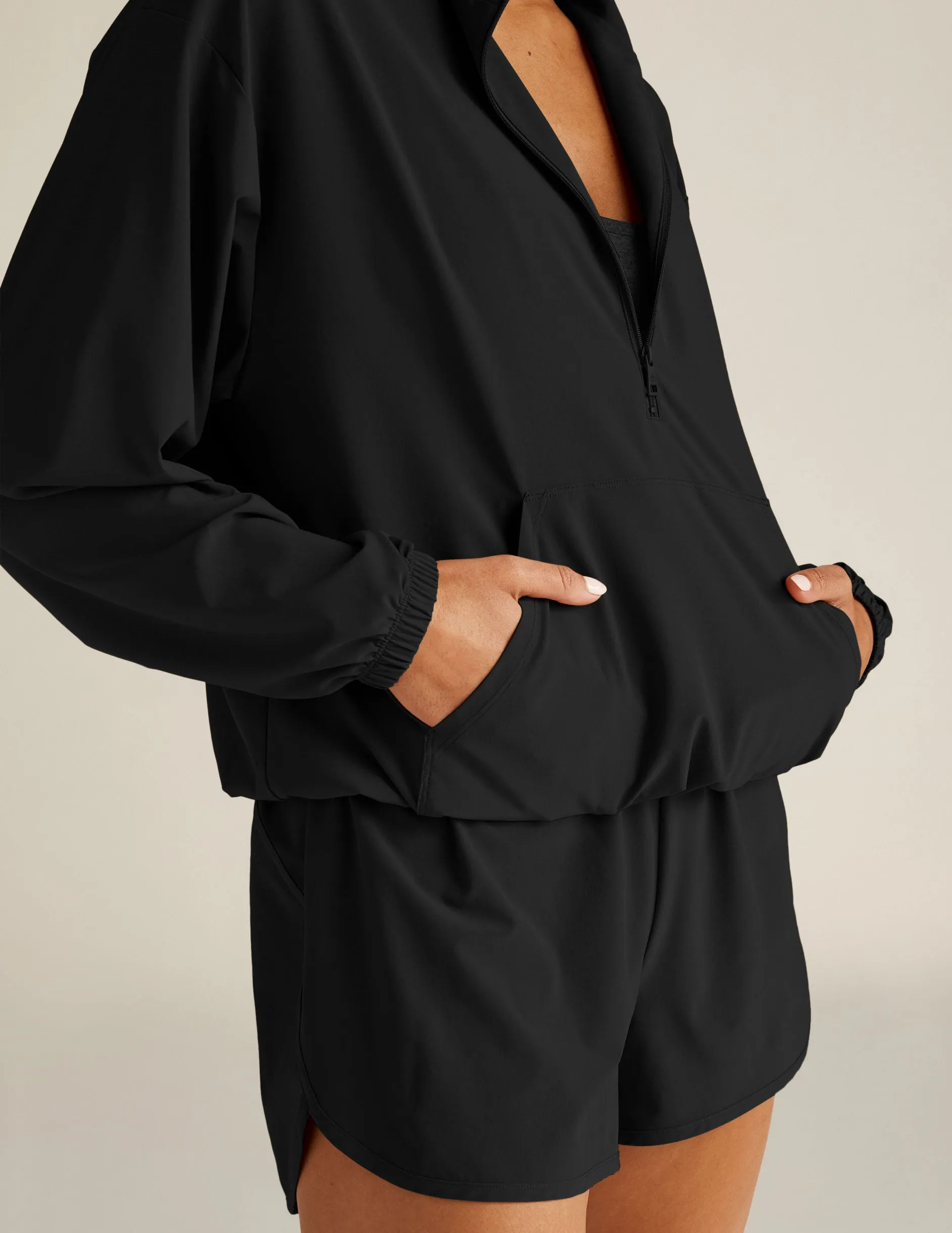 Stretch Woven In Stride Half Zip Pullover sold by Beyond Yoga product image thumbnail 4