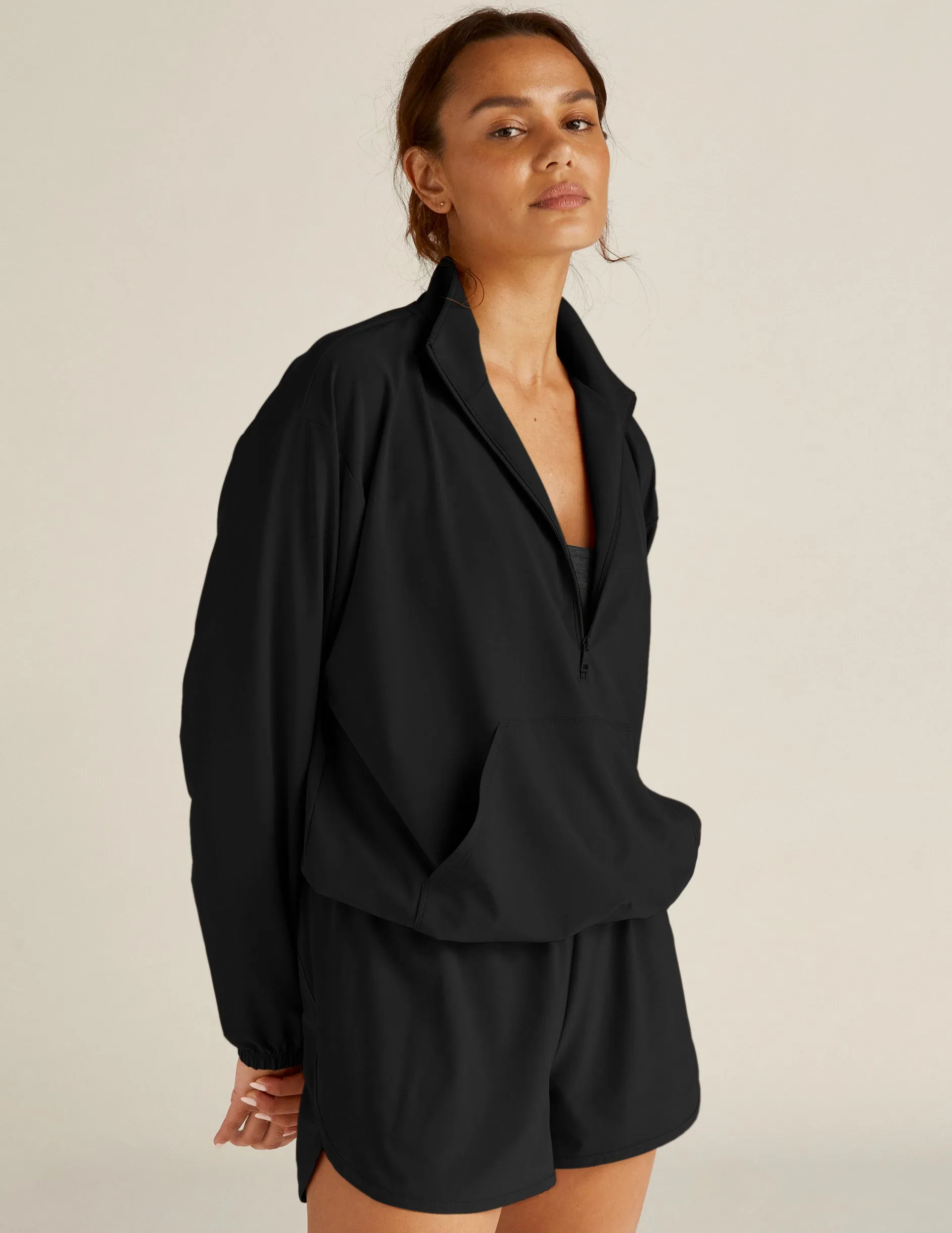 Stretch Woven In Stride Half Zip Pullover sold by Beyond Yoga product image thumbnail 2