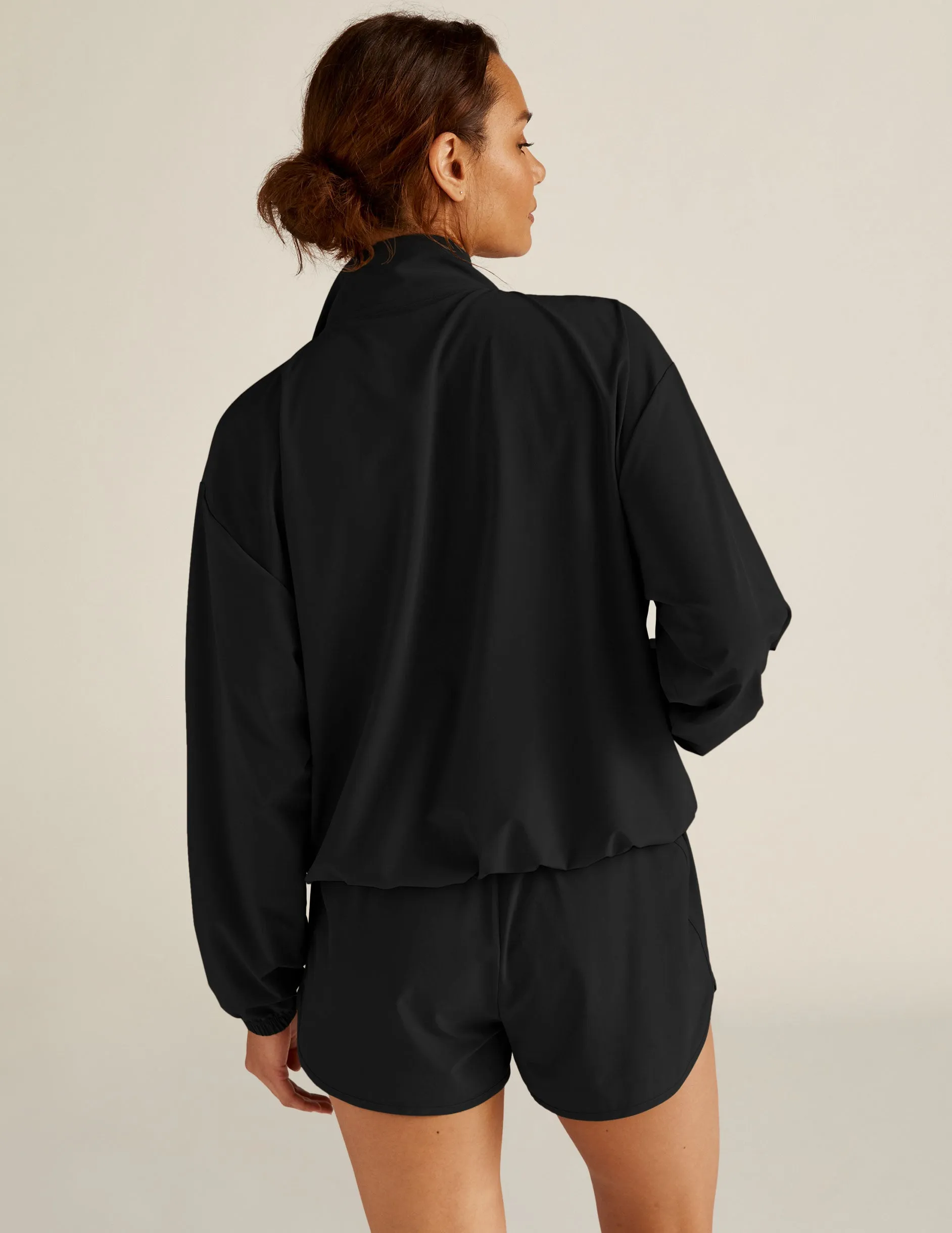 Stretch Woven In Stride Half Zip Pullover sold by Beyond Yoga product image thumbnail 3