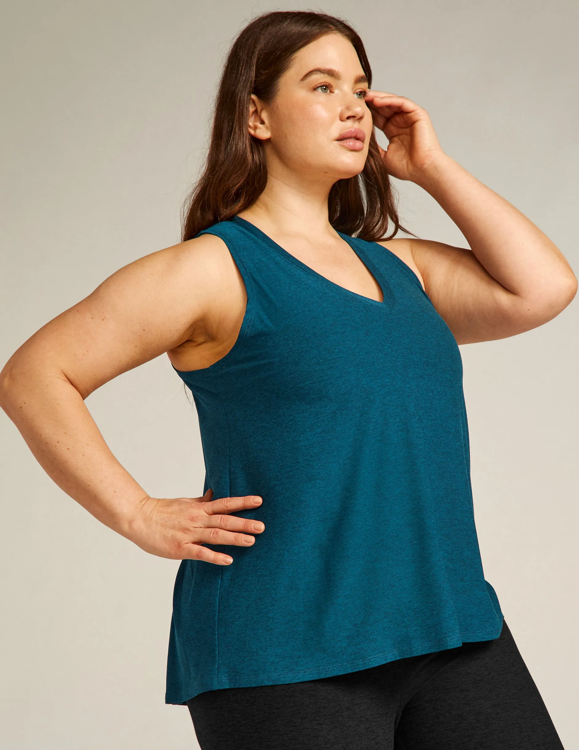 Featherweight All About It Split Back Tank (1X-4X) sold by Beyond Yoga product image thumbnail 3