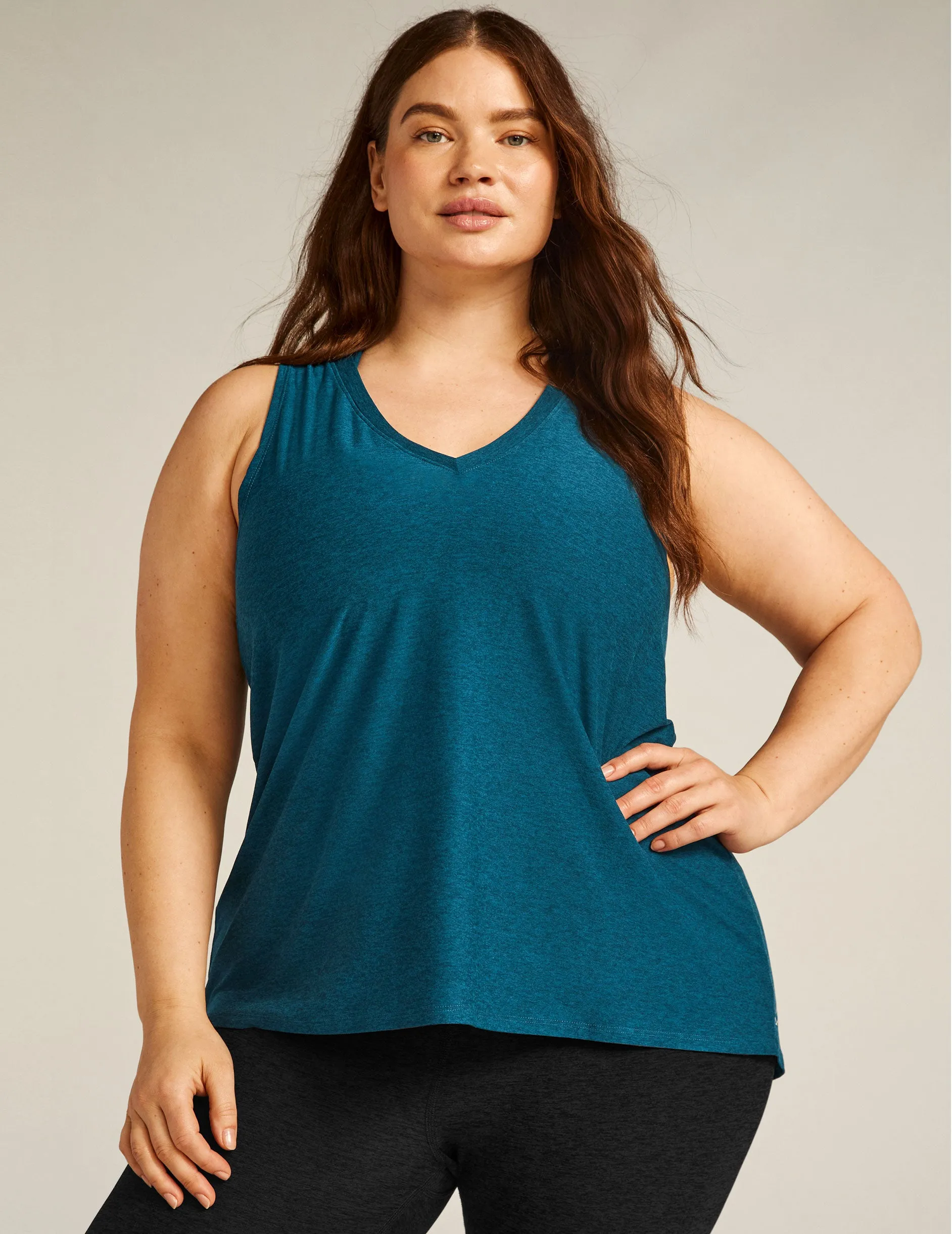 Featherweight All About It Split Back Tank (1X-4X) sold by Beyond Yoga product image thumbnail 2
