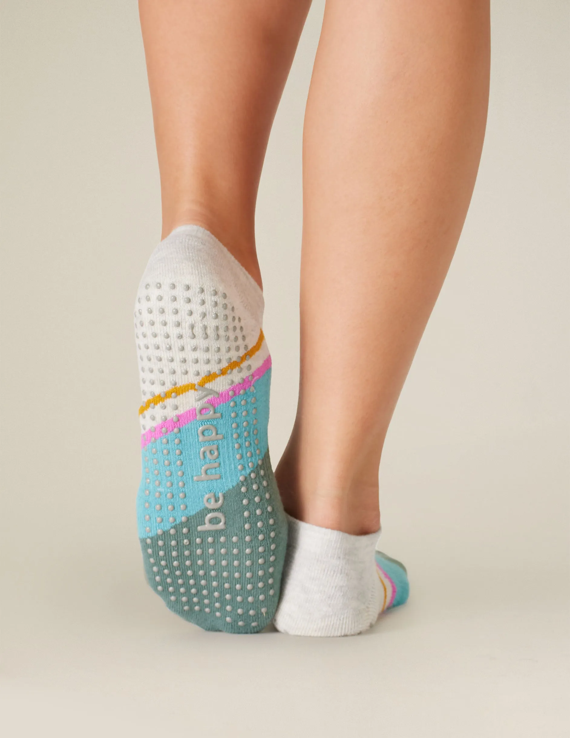 Sticky Be Happy Grip Socks sold by Beyond Yoga product image thumbnail 2