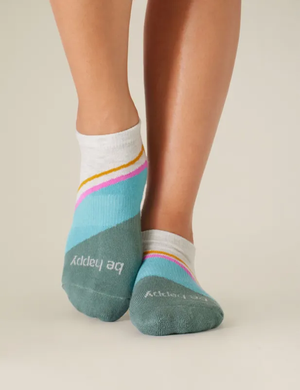 Sticky Be Happy Grip Socks sold by Beyond Yoga